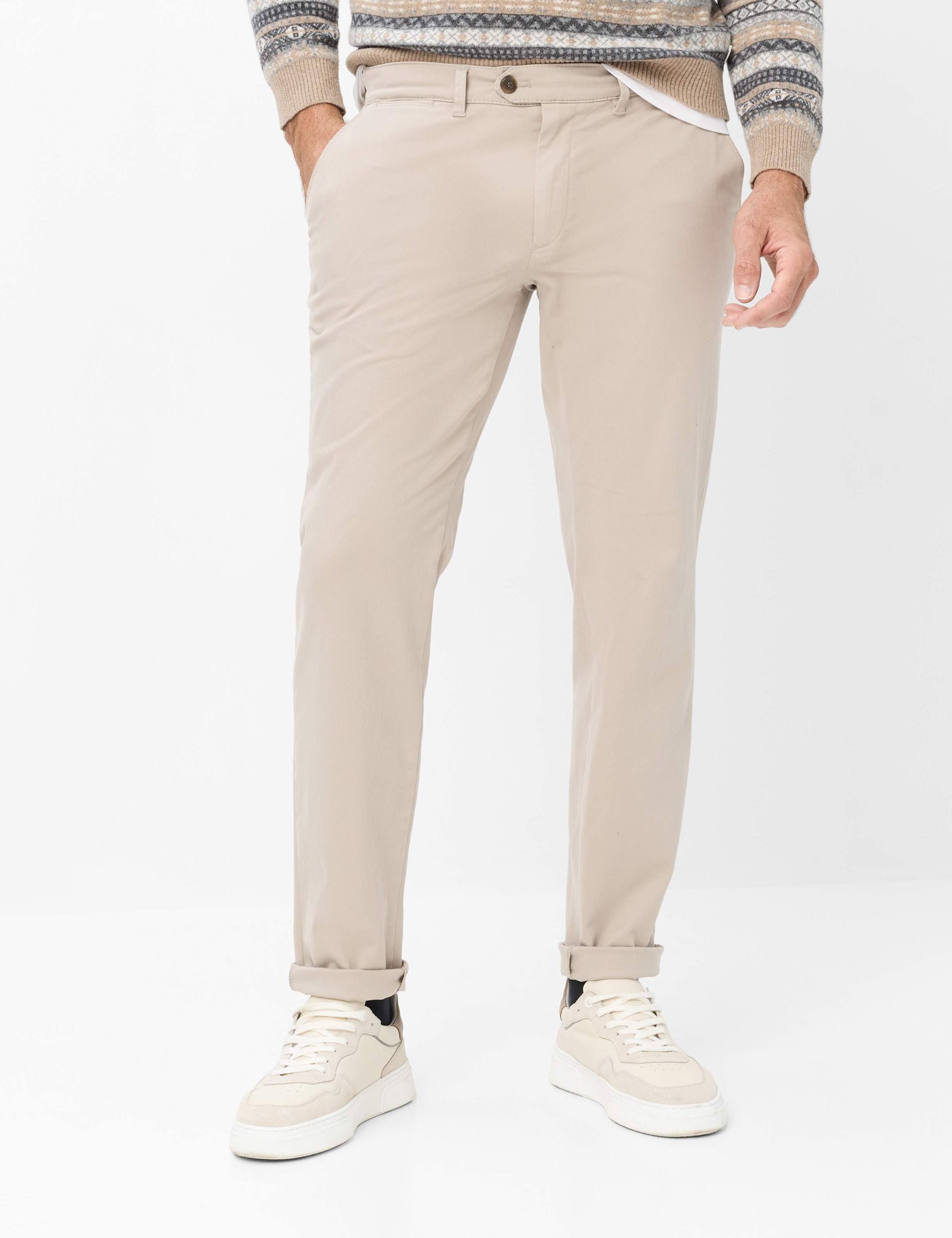 EUREX by BRAX Chinohose »Style JOHN«  Twill: Flatfronthose im Modern Regular Fit