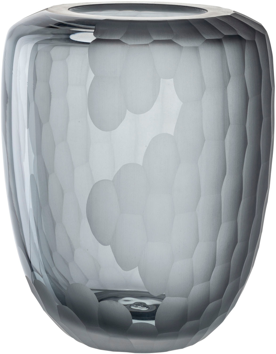 LEONARDO Tischvase "Dekovase BELLAGIO" aus Glas, anthrazitfarben, handgefer günstig online kaufen