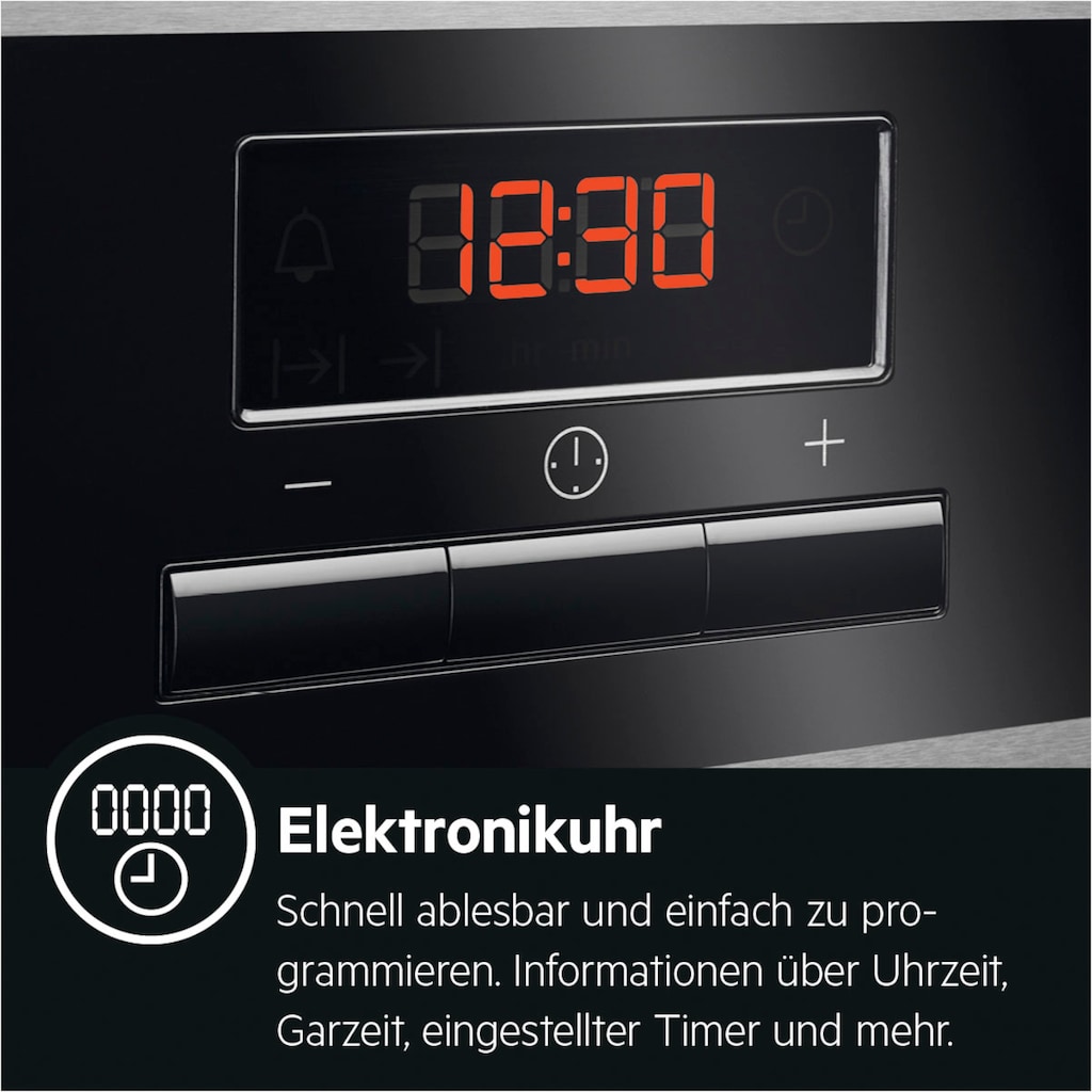 AEG Induktions-Standherd »CIB56484BW«, CIB56484BW, mit 2-fach-Teleskopauszug