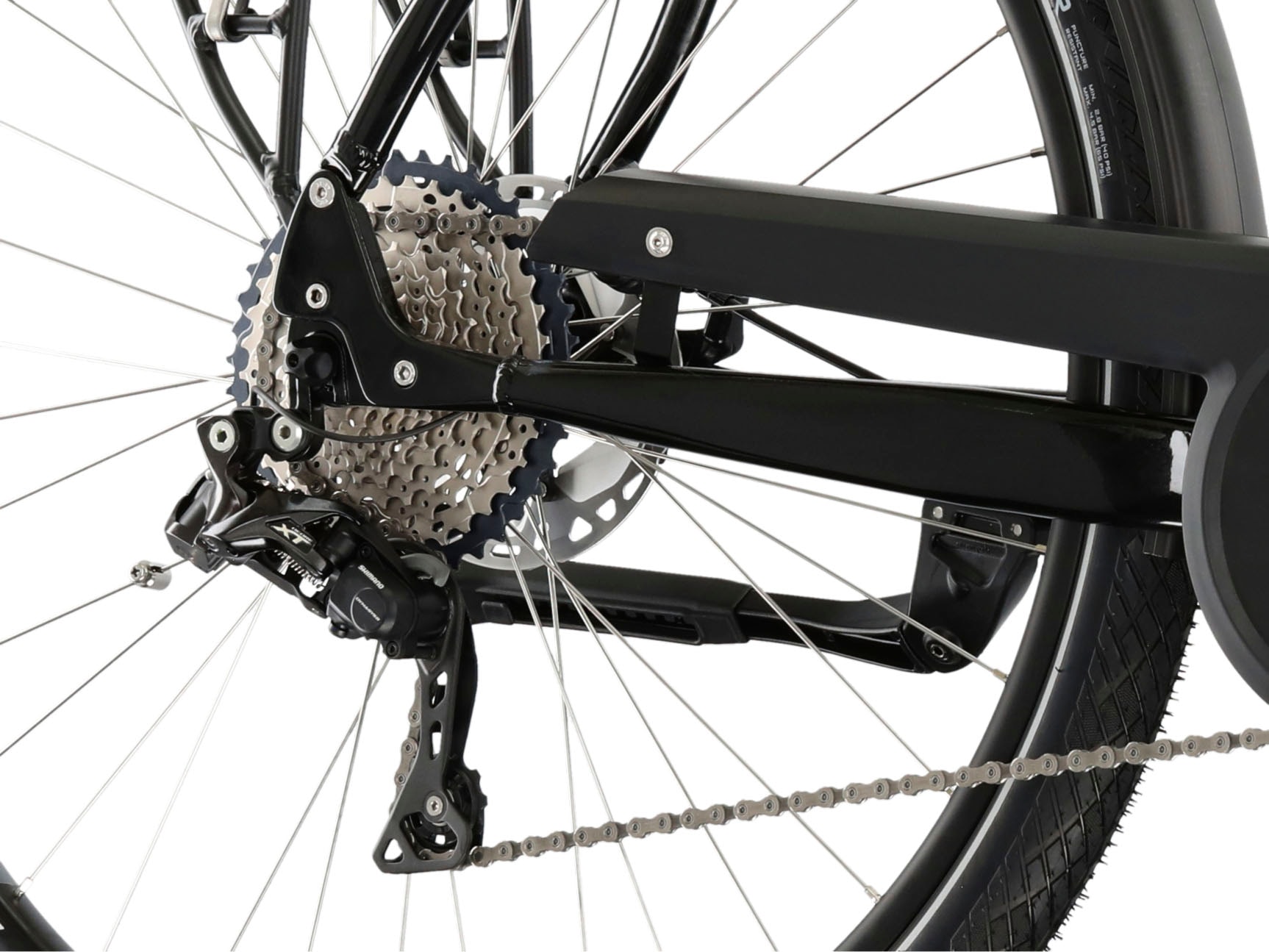 Kross E-Bike »E-Trekkingrad Trans Hybrid Prestige 504 28 Zoll schwarz«, 11 Gang, Shimano, DEORE XT DI2 M8050, Mittelmotor 250 W