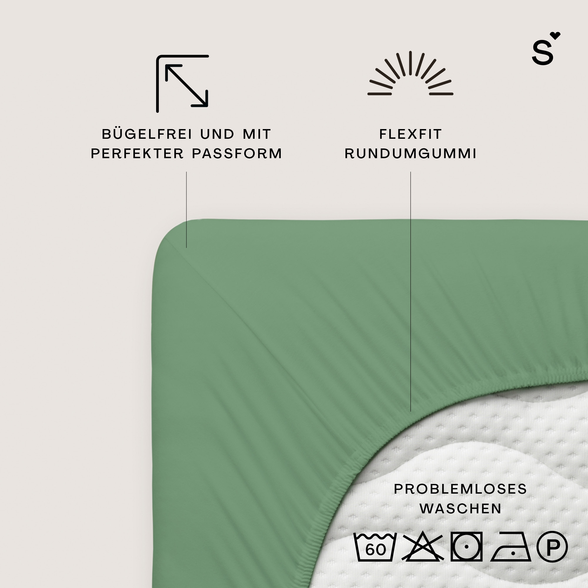 Schlafgut Spannbettlaken "Basic Cotton Spannbettlaken" Preiseinstiegsmodell günstig online kaufen