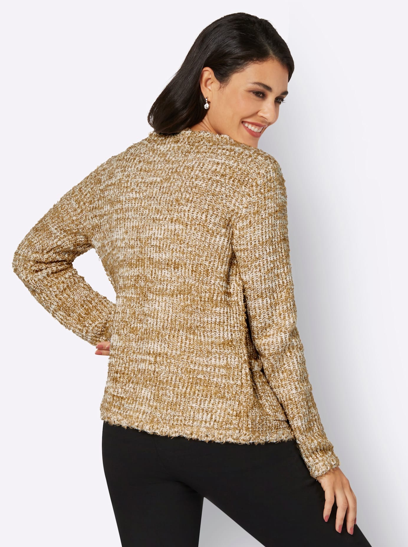 Creation L Women's Knit Cardigan Beige 40 2