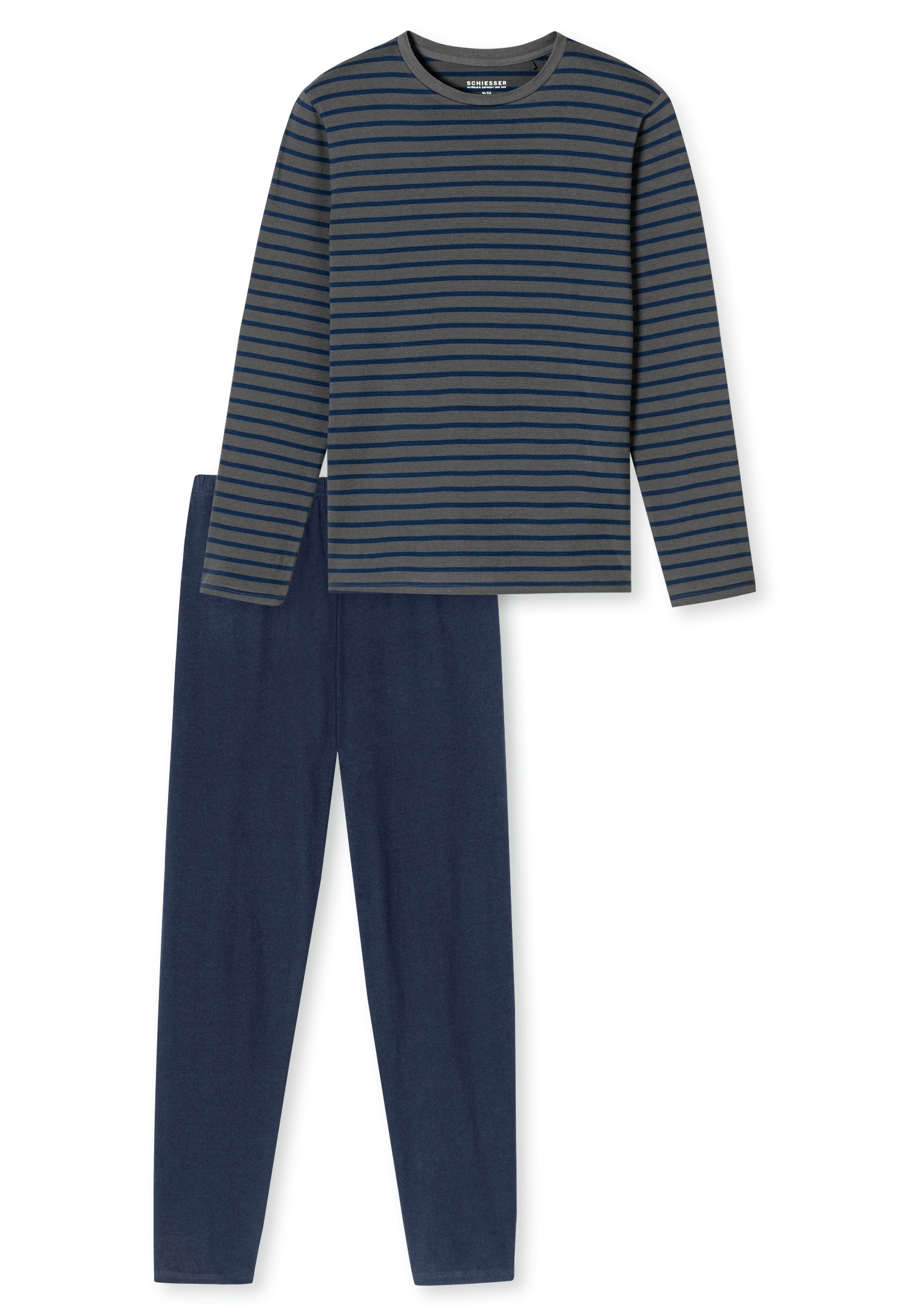 Schiesser Schlafanzug "Casual Essentials" 2 Stk. tlg., mit Streifen günstig online kaufen