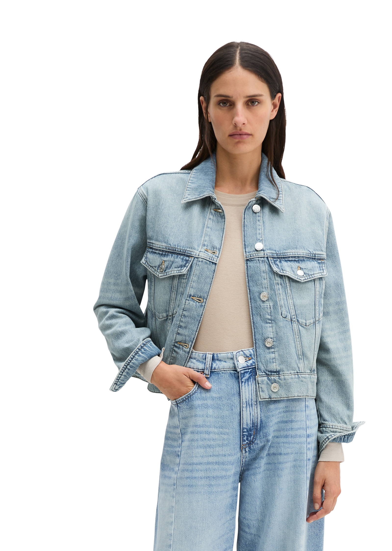 Marc OPolo Jeansjacke "aus reinem Organic Cotton" günstig online kaufen