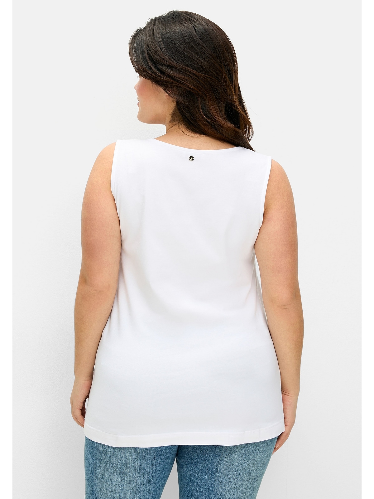 Sheego Tanktop »Große Größen«, mit Herzausschnitt
