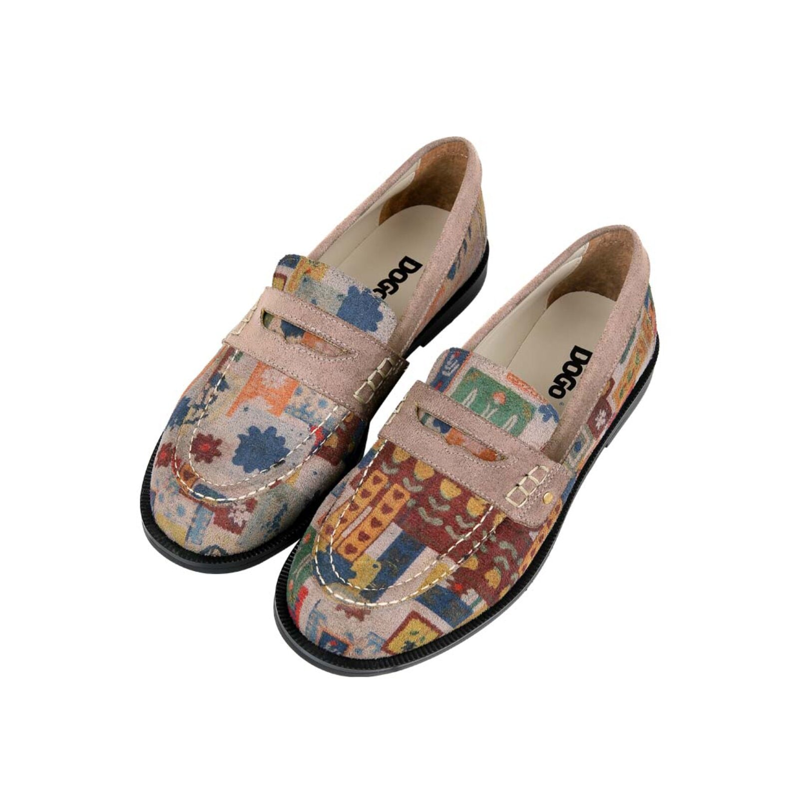 DOGO Loafer »Moriso Loafer Anatolian Patterns Damen Halbschuhe«  Handgefertigt