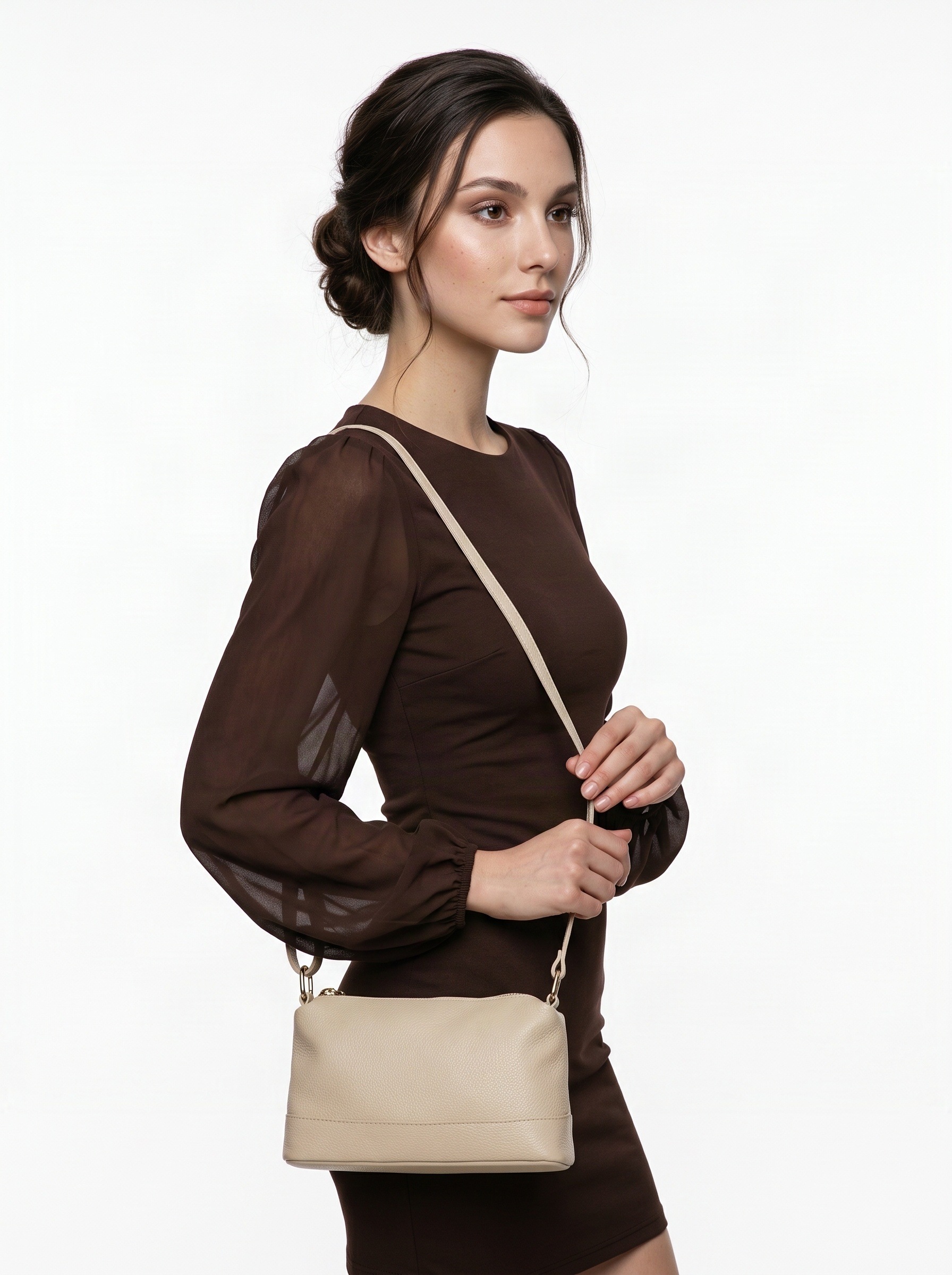 Samantha Look Umhängetasche »SAMANTHA LOOK Damen SOLAPINA echt Leder, Made in Italy« echt Leder, Made in Italy