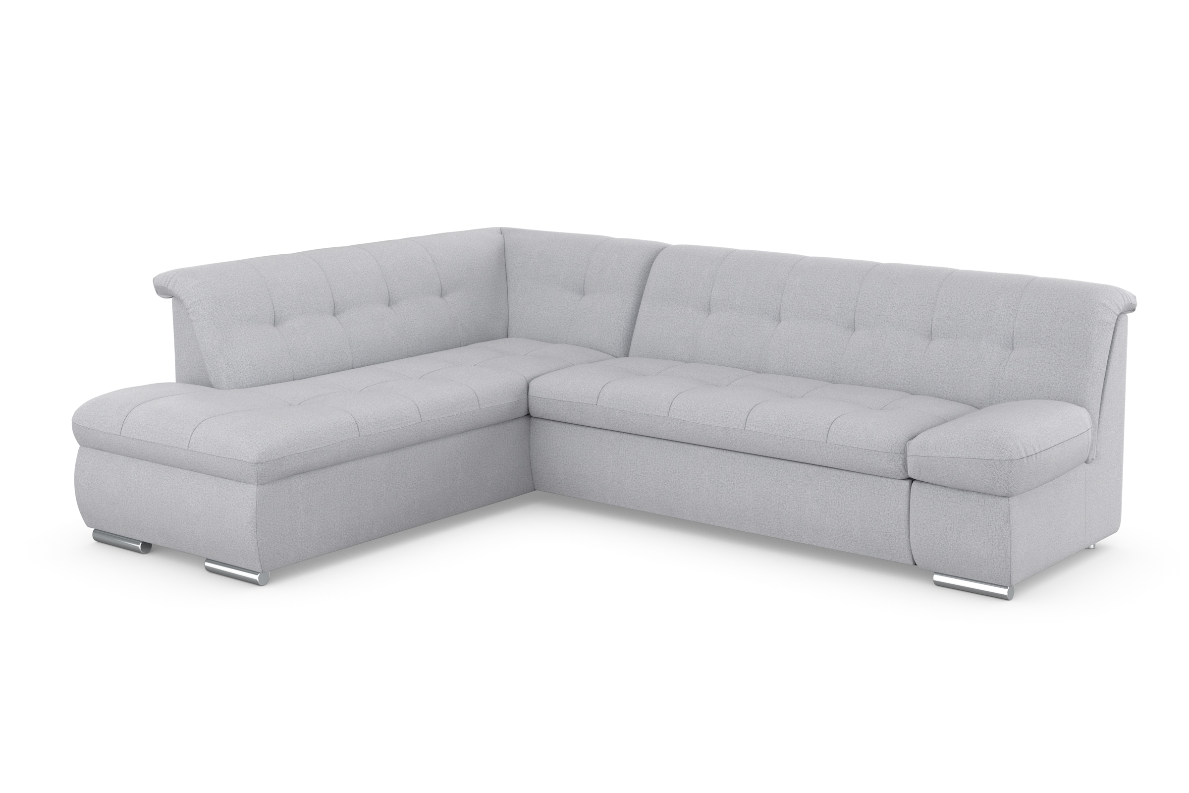 DOMO collection Ecksofa "MONA 271x213 cm, modern und komfortabel" whlw. mit Bett- und Armlehnfunktion, L-Form