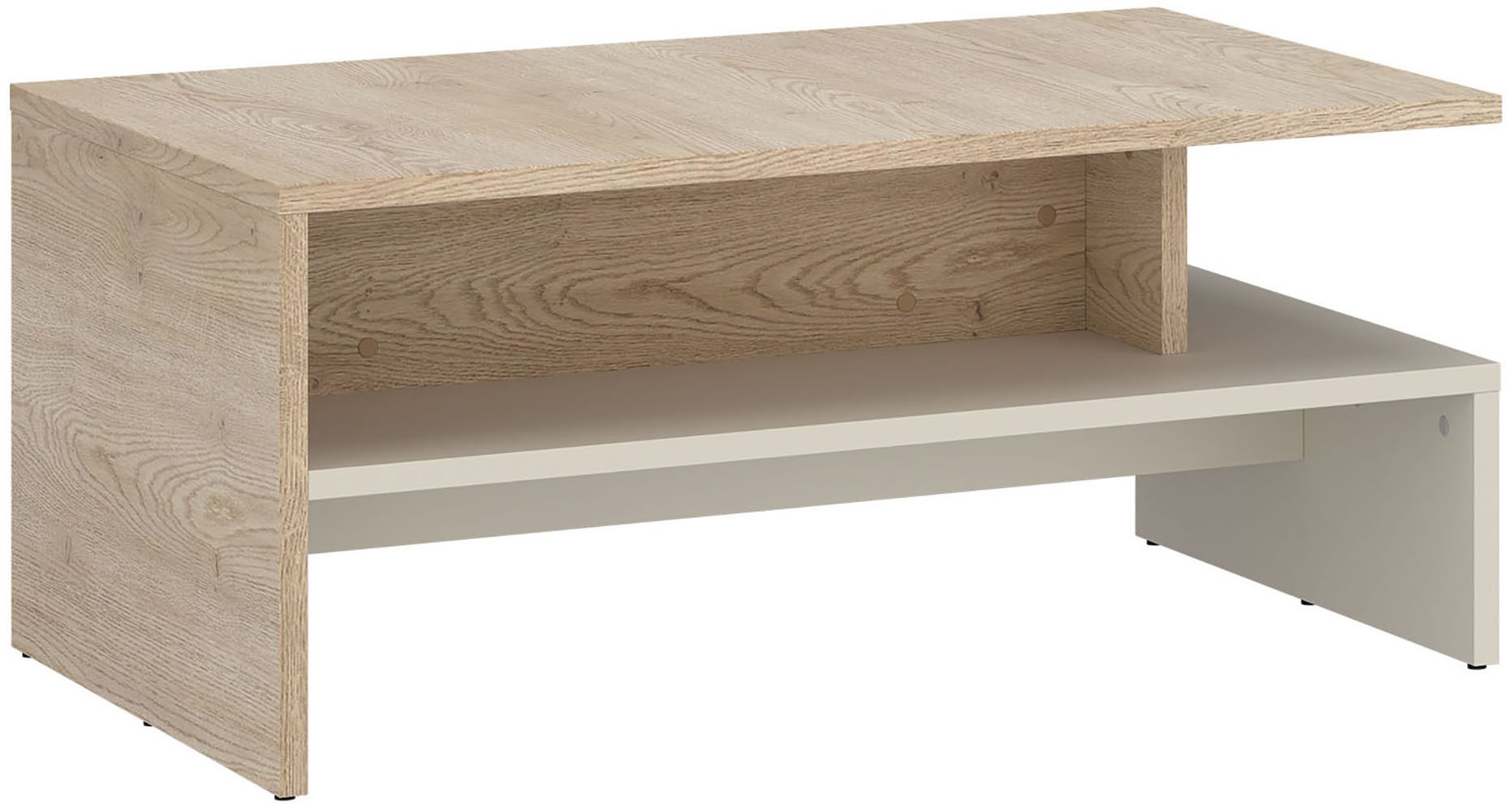 Couchtisch HOME AFFAIRE, B:100cm H:45,5cm T:66cmcremona eiche, cashmir, cremona eiche, Wohnzimmer, Tische, Couchtisch, Breite 100 cm, moderner