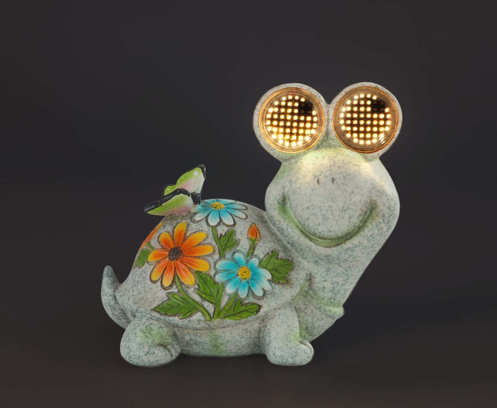 LED Dekofigur MAXIMEX "Modell Blinky Eyes Schildkröte", mehrfarbig, B:20cm H:17cm L:12cm, Leuchten, solarbetriebene Gartenfigur mit leuchtenden Augen, für Garten & Balkon 2