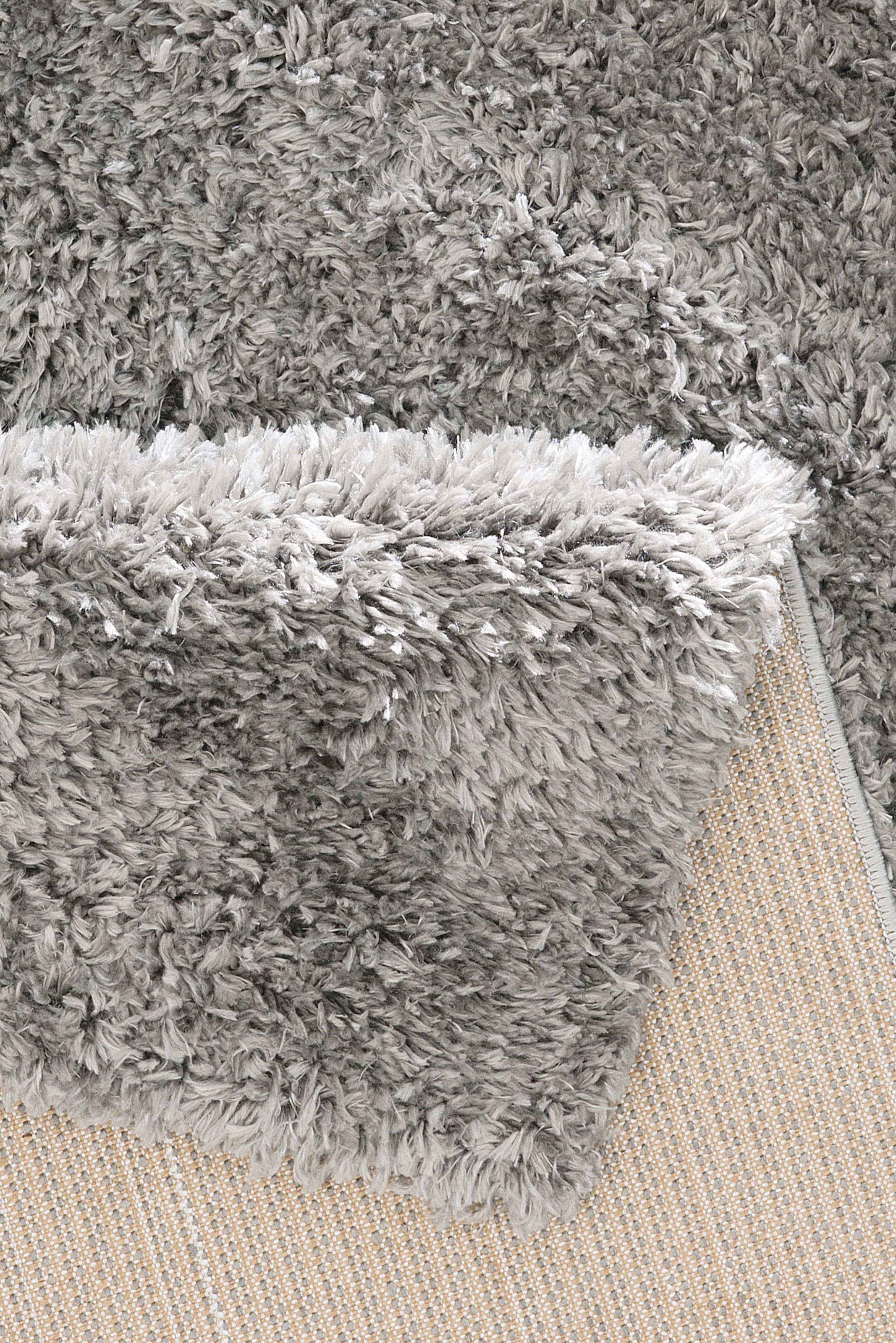 my home Hochflor-Teppich »Boldo«, rechteckig, besonders weich durch Microfaser, Shaggy Teppich