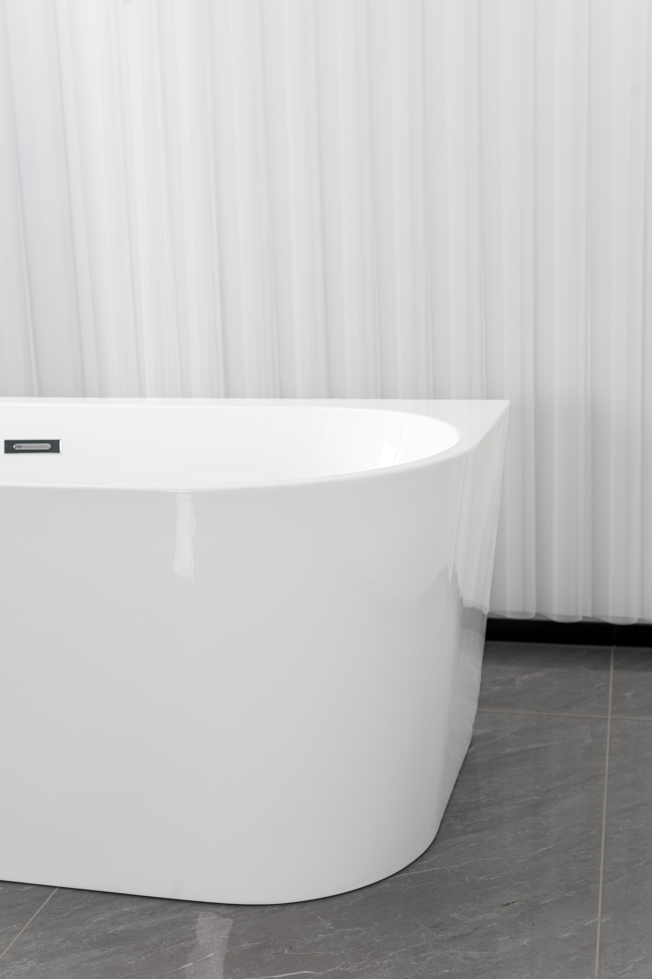 Sanotechnik Badewanne »LUMA« Höhe 56 cm mit Ablaufstöpsel | verstellbare Füße | Überlauf 160cm, Acryl Badewanne rechts