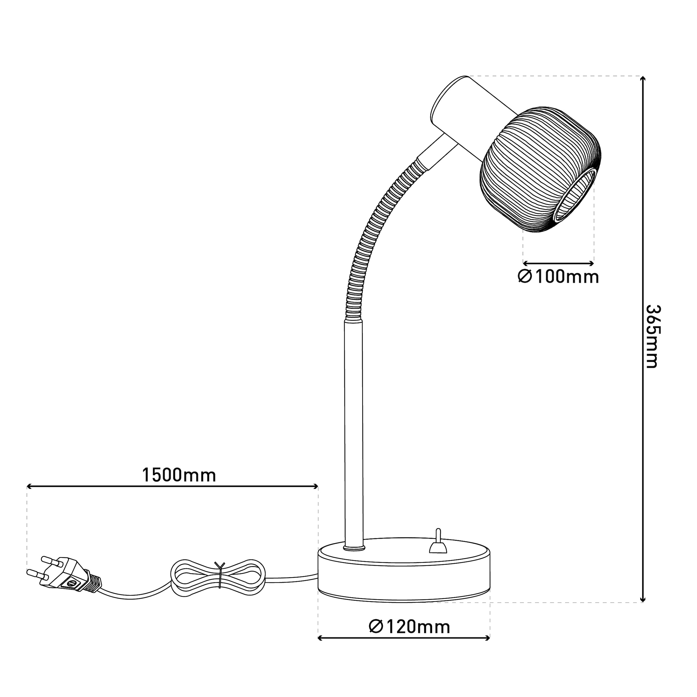näve Tischleuchte »Learta« E14 1 Stk. exkl. 1x E14, messing matt, Glasschirm weiß opal, Zuleitung 150cm