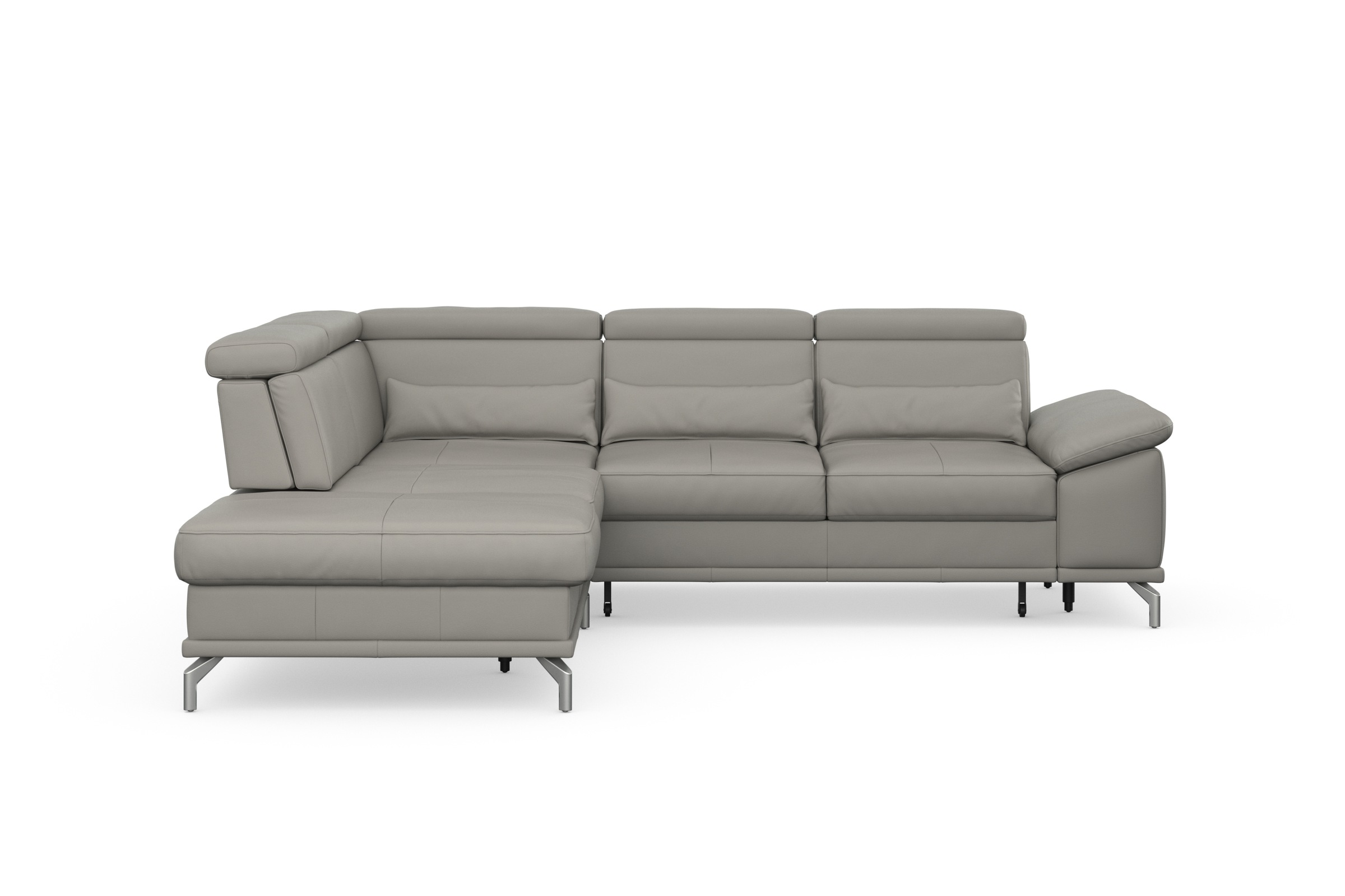 sit&more Ecksofa "Cabrio L-Form, B: 274 cm, mit Sitztiefen-, Arm- & Kopftei günstig online kaufen