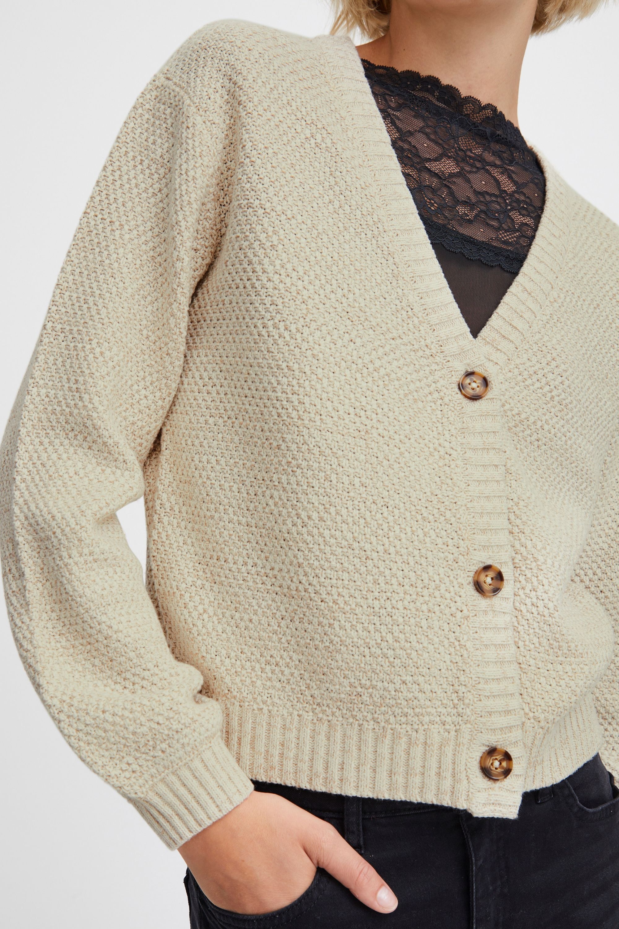 Ichi Strickjacke »Strickjacke IHNoelle«