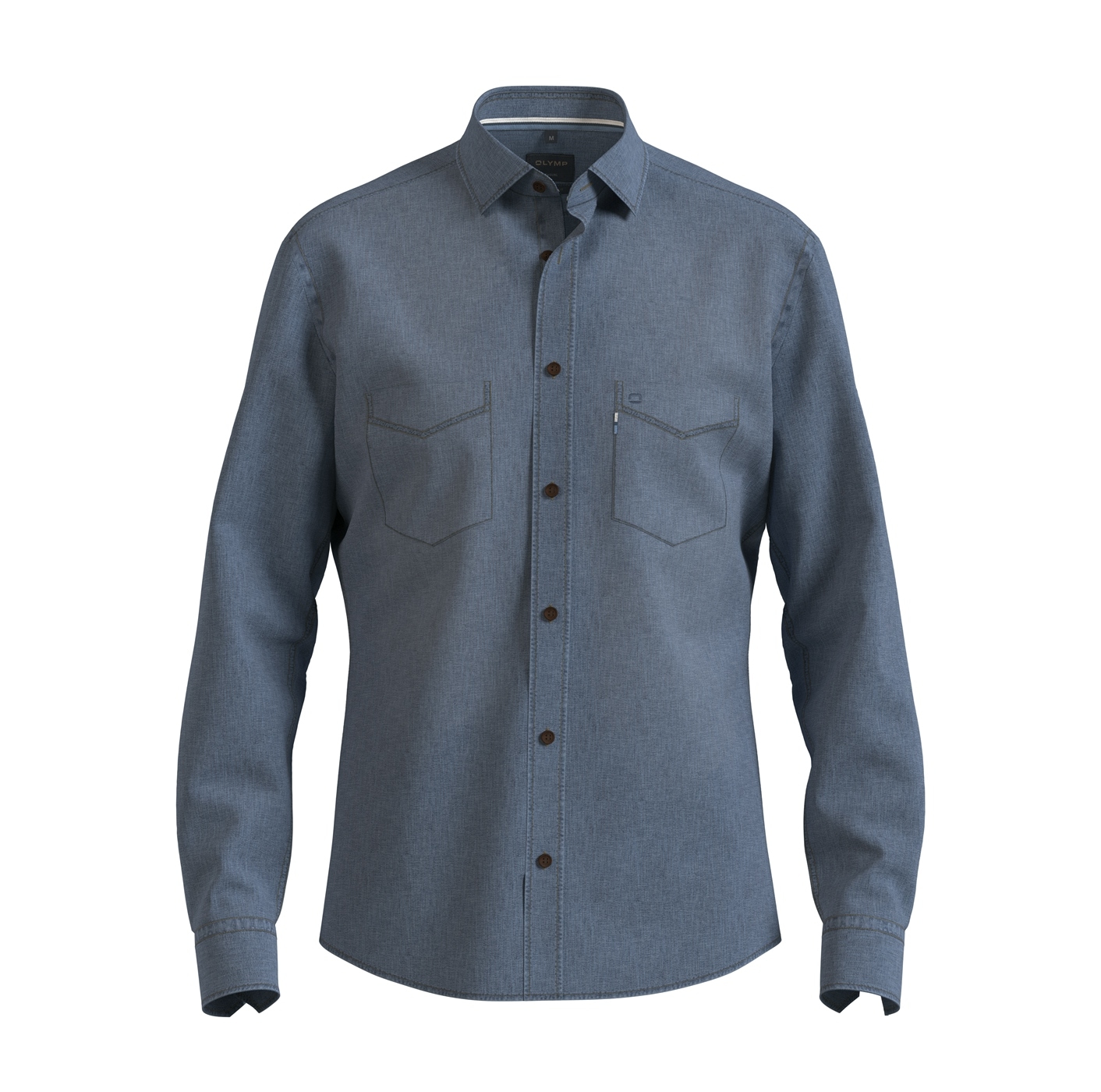 OLYMP Jeanshemd »Casual Kentkragen«, Modern Fit, Kentkragen