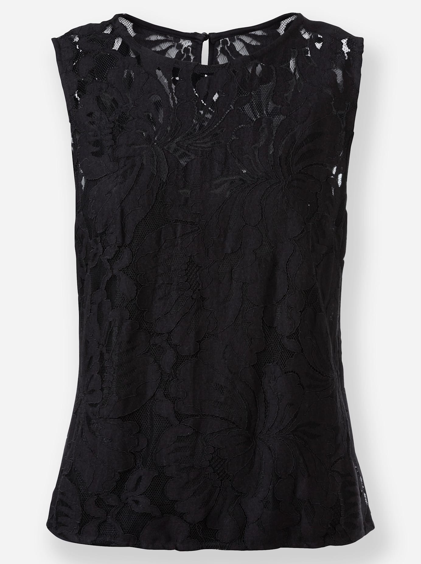 HEINE Blouse Top Black Size 44 2