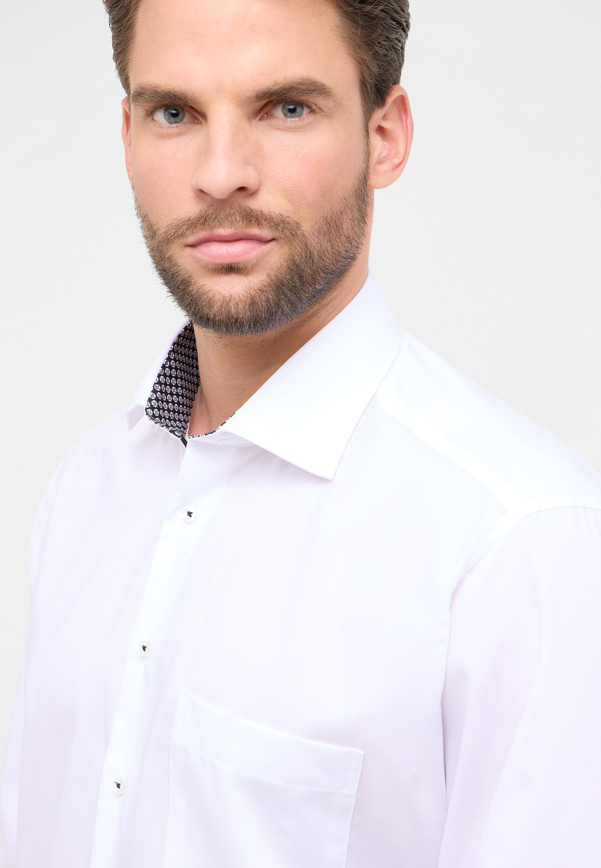 Thumbnail - Eterna Langarmhemd "COMFORT FIT" NON IRON (bügelfrei)