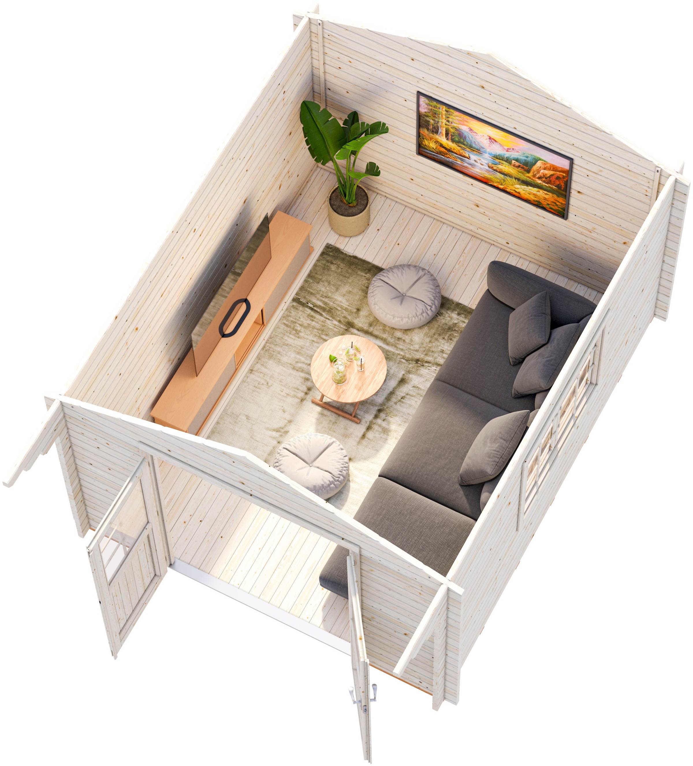 Palmako Gartenhaus »Sally« verschiedene Farben