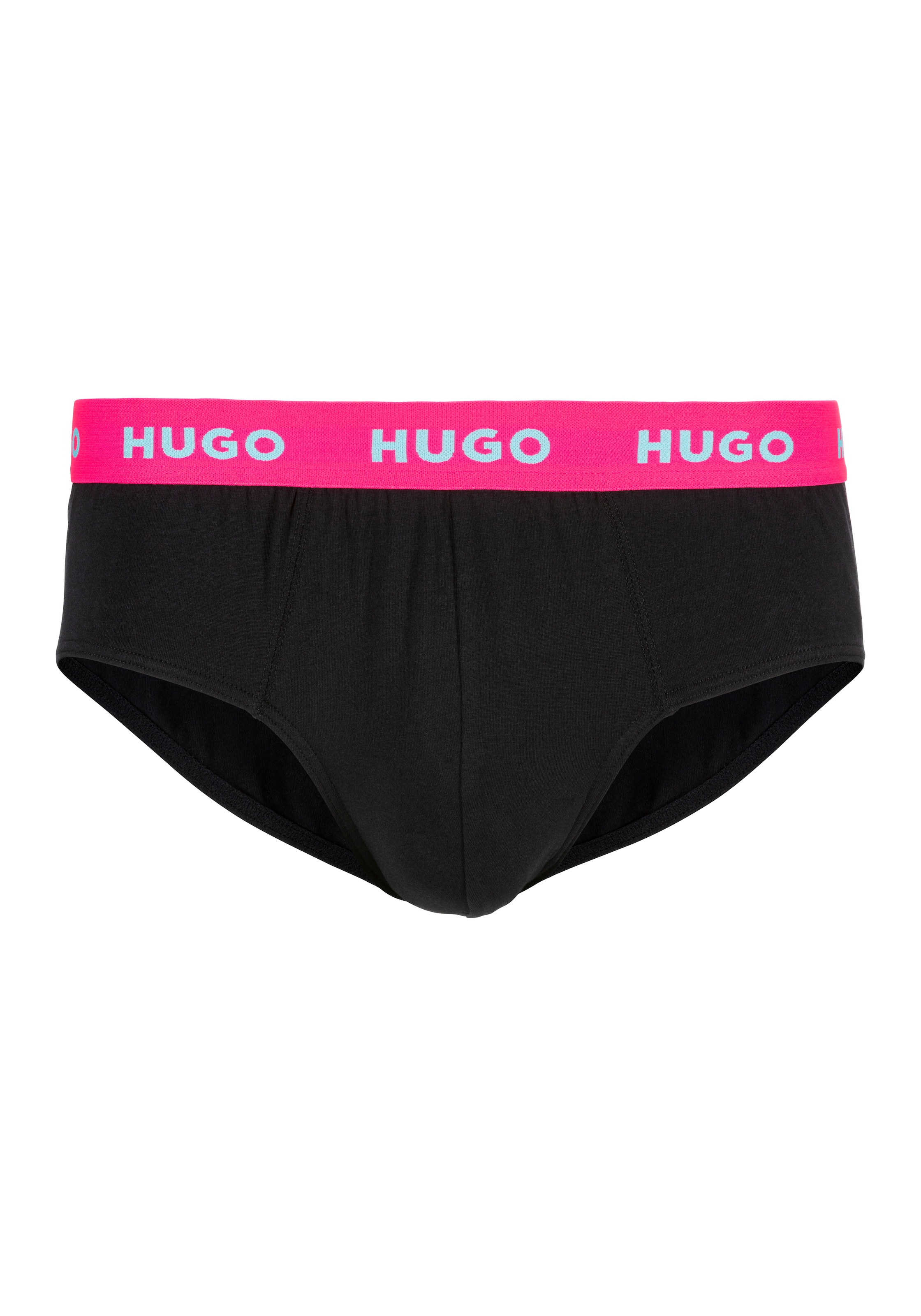 HUGO Underwear Hüftslip »HIPBRIEF TRIPLETPACK«, (Packung), mit elastischem Logobund