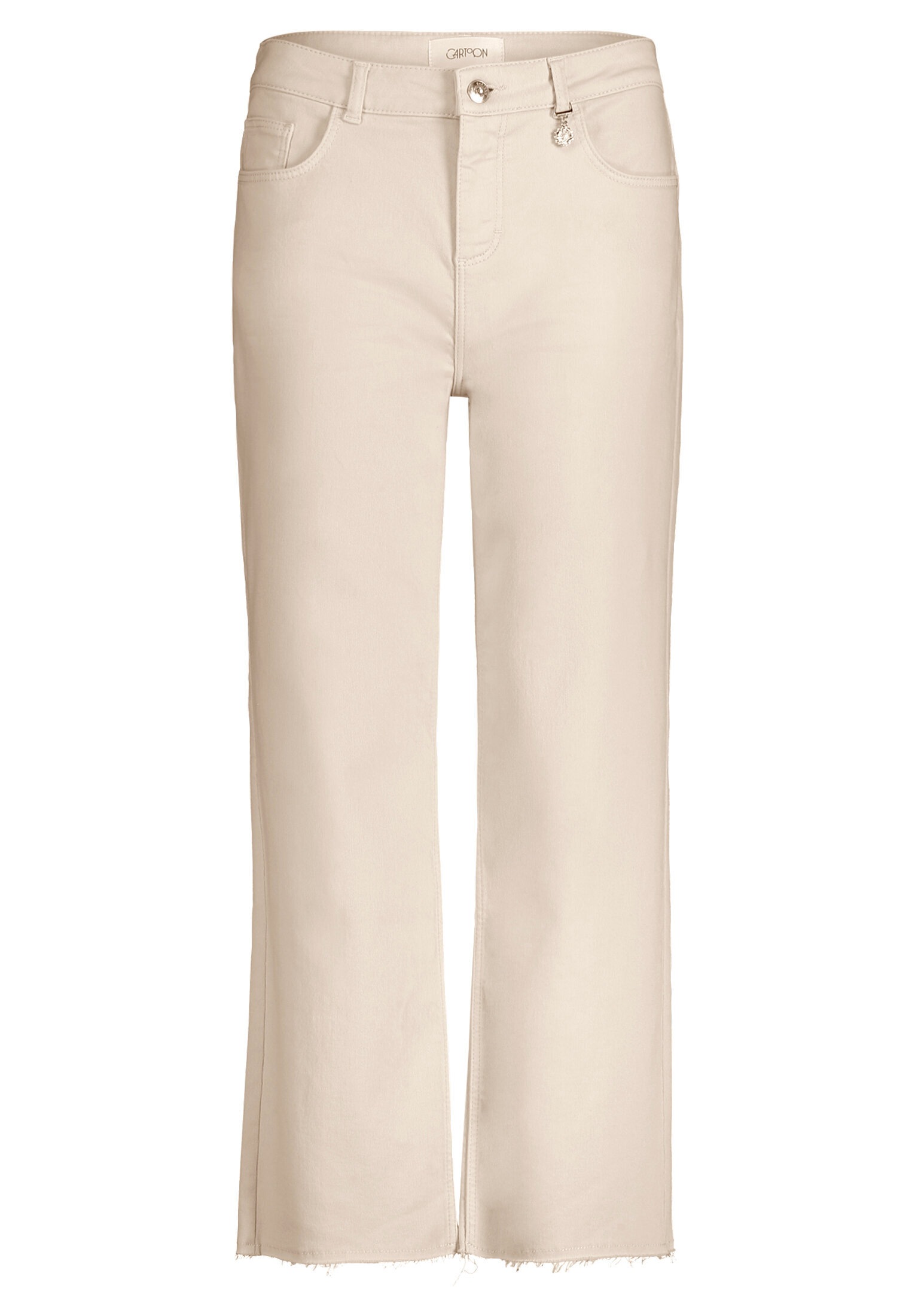 Cartoon Ankle-Jeans »Damen mit offenem Saum«