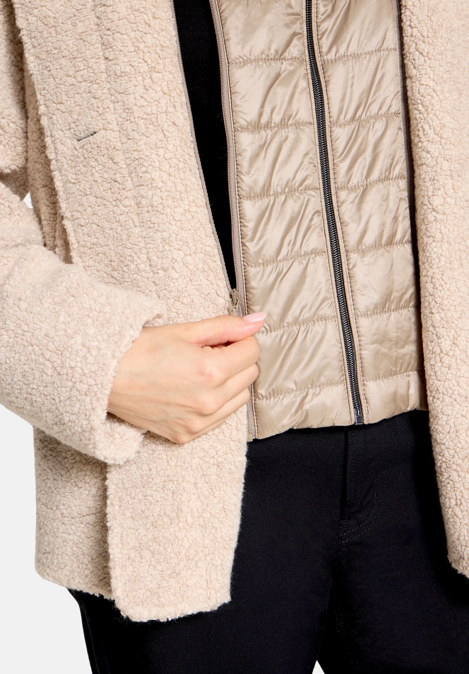 Gil Bret Wolljacke »Damen mit Kapuze« mit Kapuze