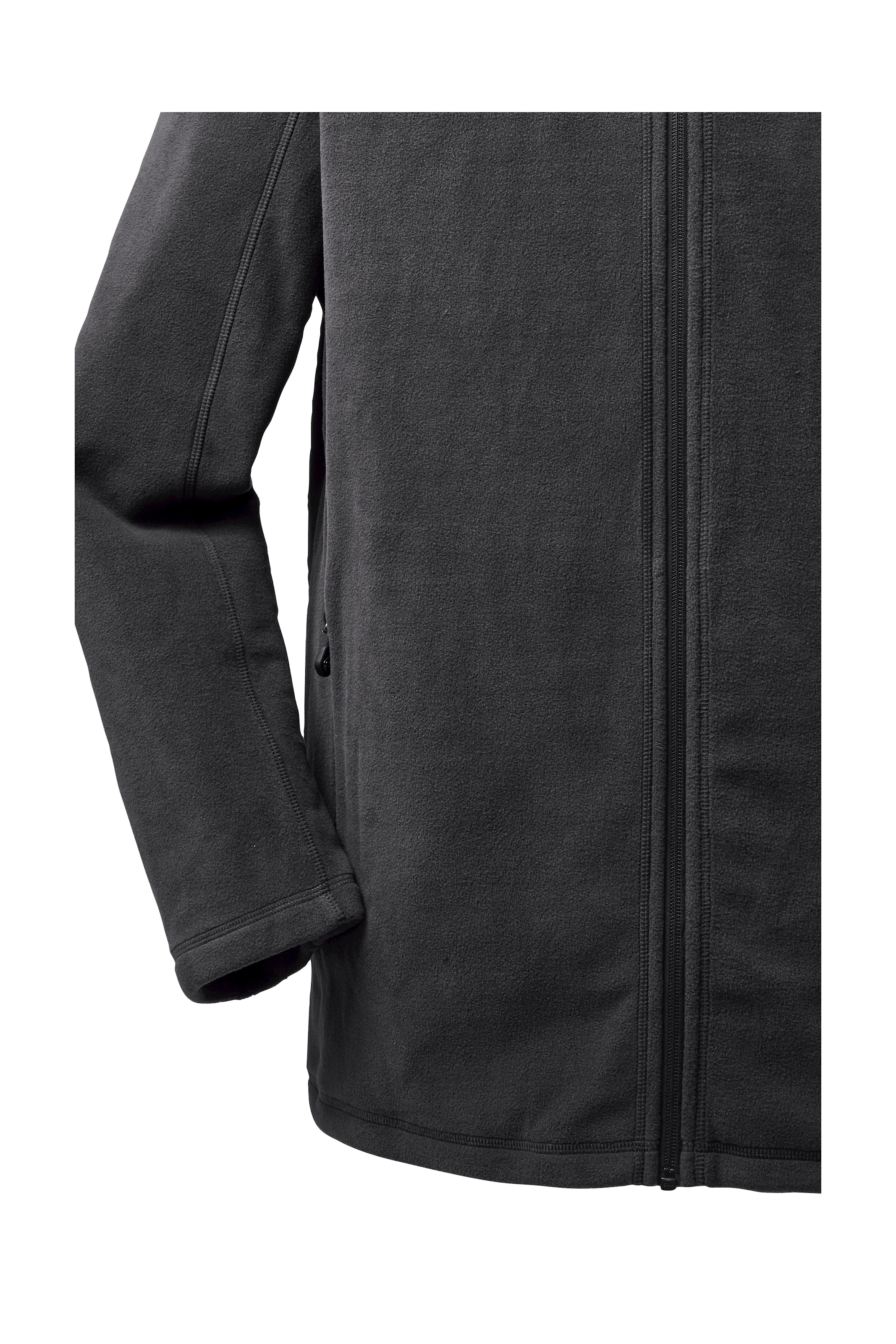 STOY Fleecejacke »STS 18 MN JCKT«, Leichte Fleecejacke mit Stretch, Kinnschutz und Zipper-Taschen