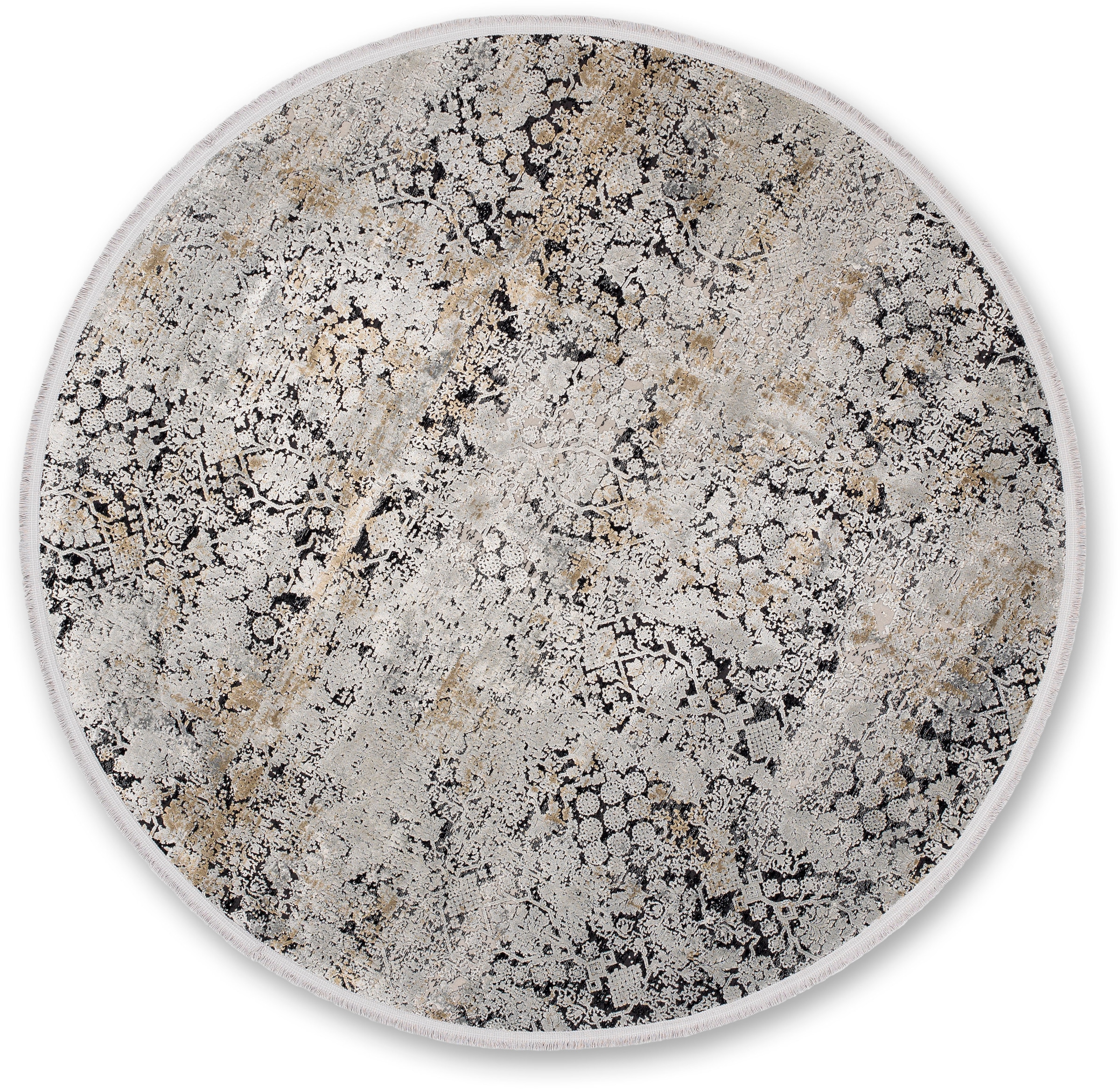 ASTRA Teppich "Gravina 231" rund 8 mm Höhe seidiger Schimmer durch Viskose, günstig online kaufen