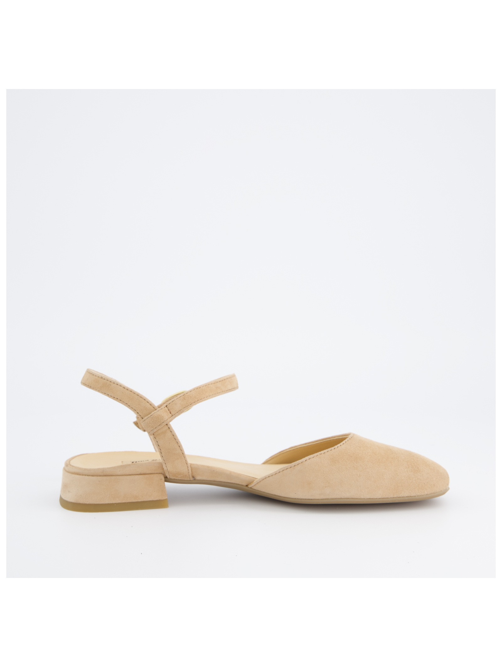 Slingpumps PAUL GREEN "Paul Green Pumps Leder", Damen, Gr. 38, beige, Leder, Schuhe Slingpumps 3
