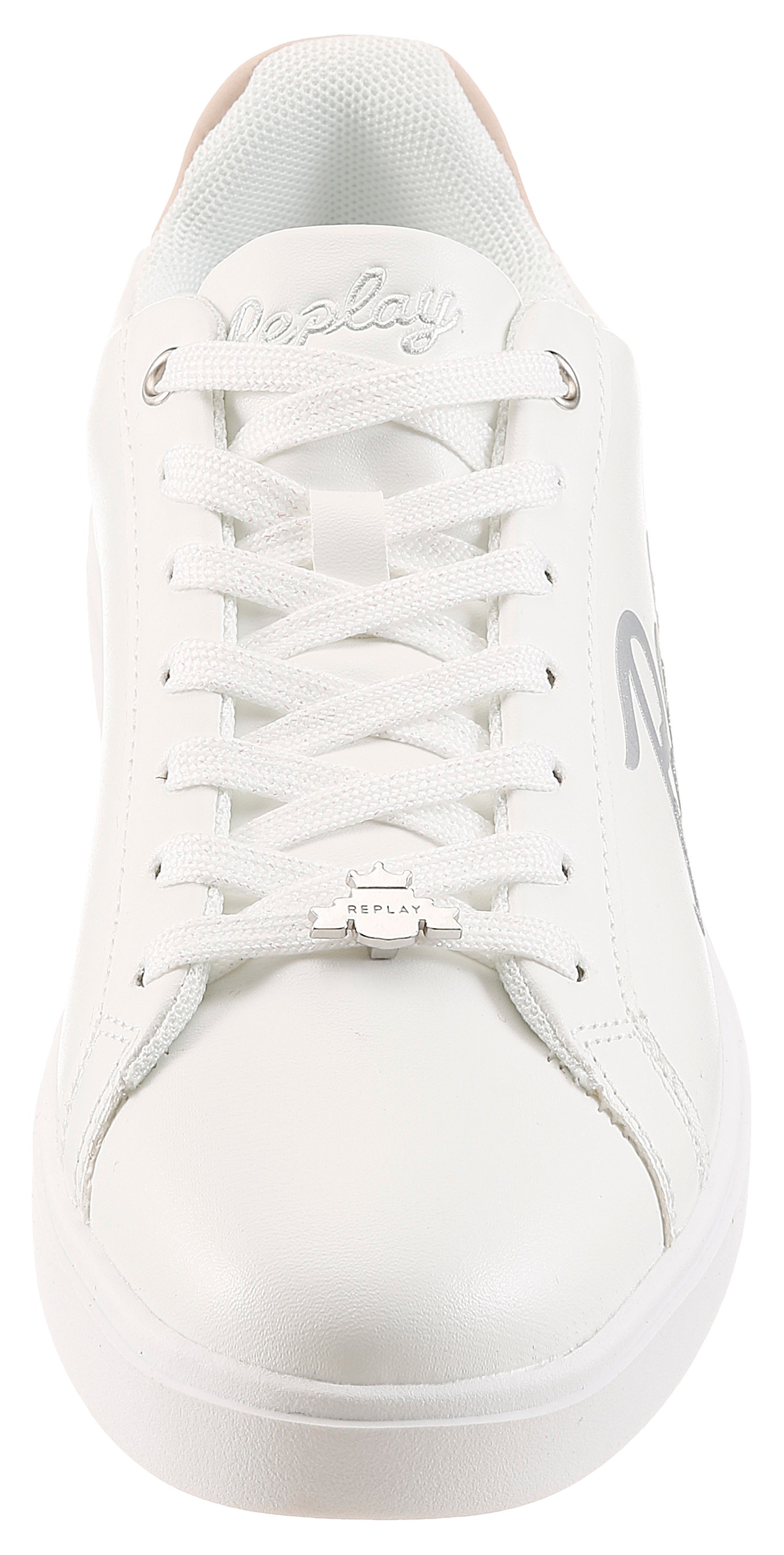 Replay Women's Sneaker White/Rose Size 38 3