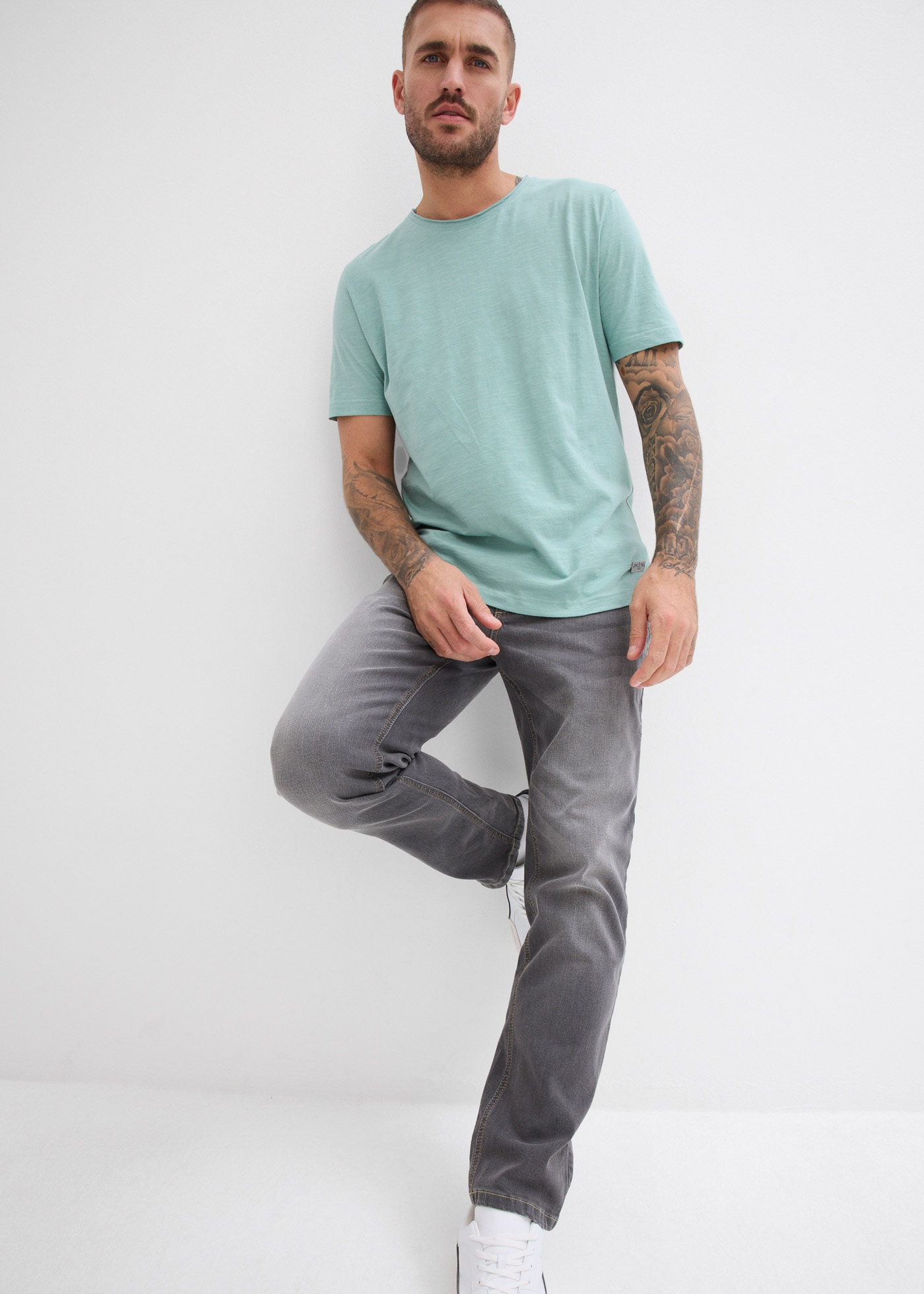 bonprix T-Shirt »T-Shirt aus reiner Baumwolle« T-Shirt aus reiner Baumwolle