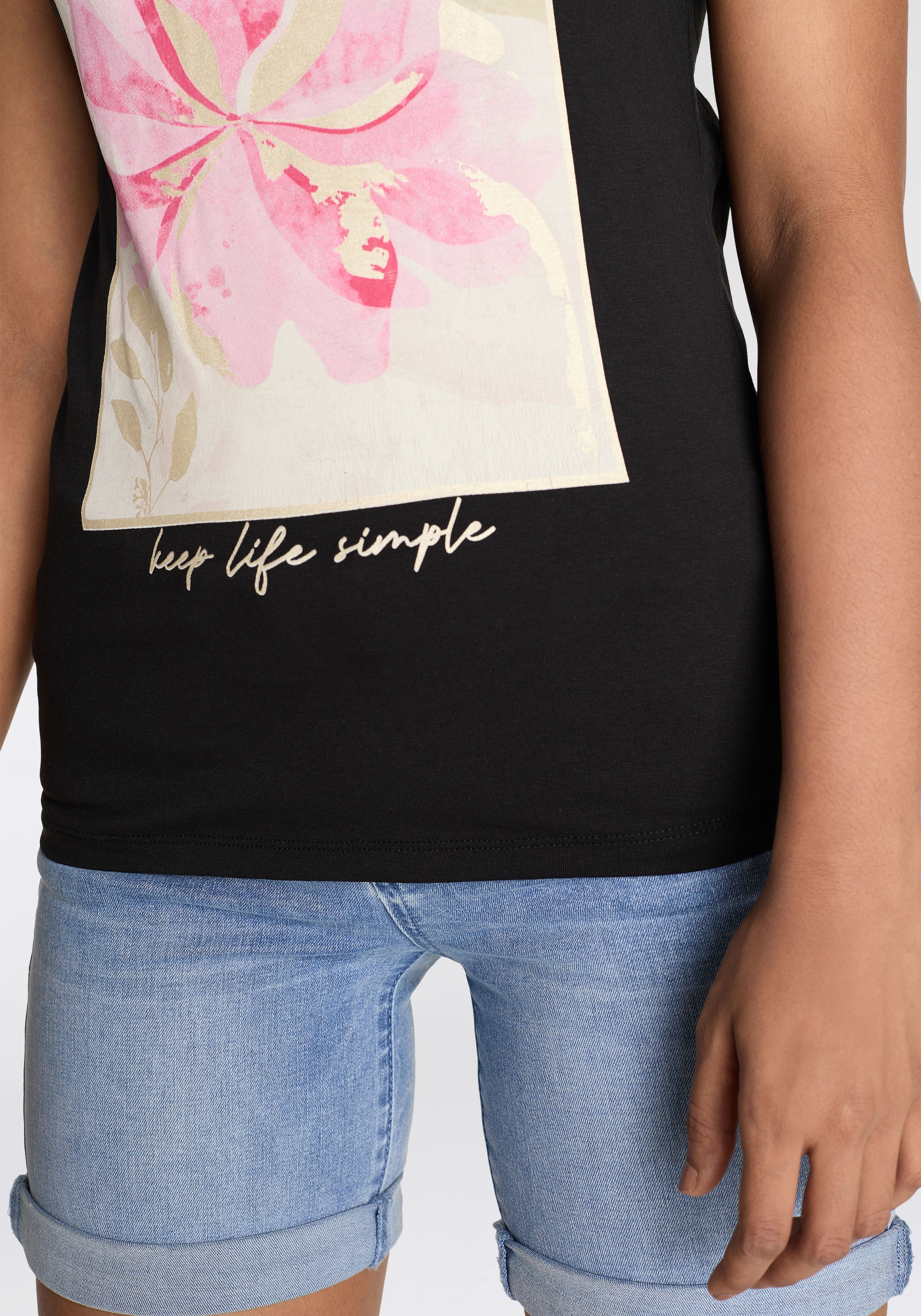 Laura Scott T-Shirt, mit modischem Frontprint