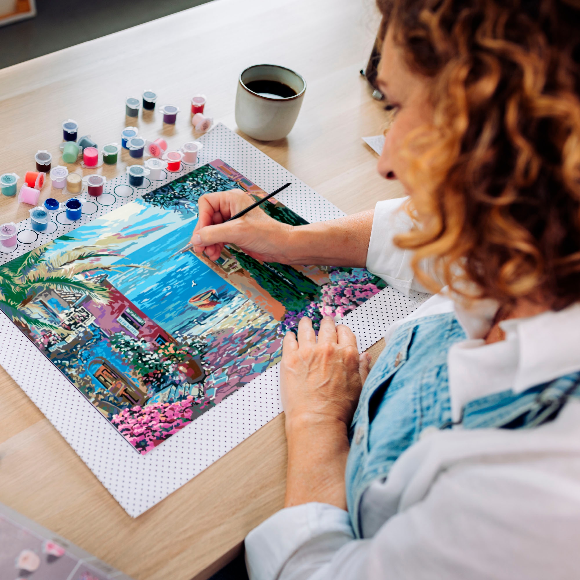 Ravensburger Malen nach Zahlen »CreArt, Leinwand Mediterrane Landschaft«, Made in Europe