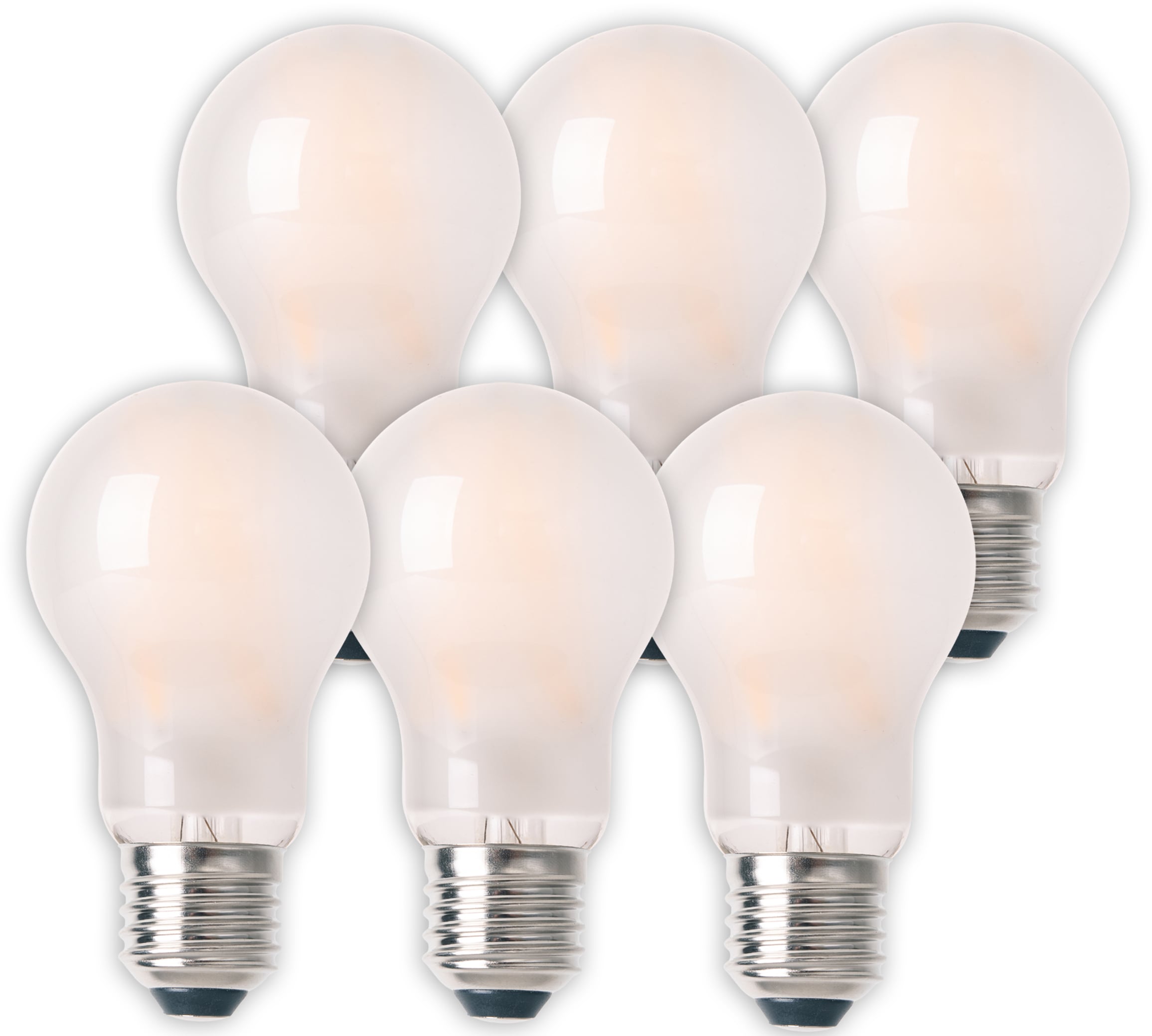 näve LED-Leuchtmittel, nicht 6er BAUR dimmbar Set, 6 Leuchtmittel,6xE27total8,3W, E27, | kaufen LED St., Warmweiß