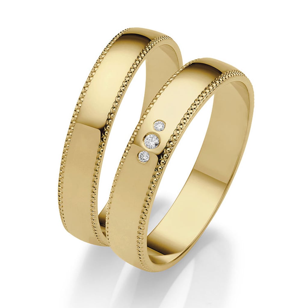 Firetti Trauring »Schmuck Geschenk Gold 375 Hochzeit Ehering "LIEBE"«