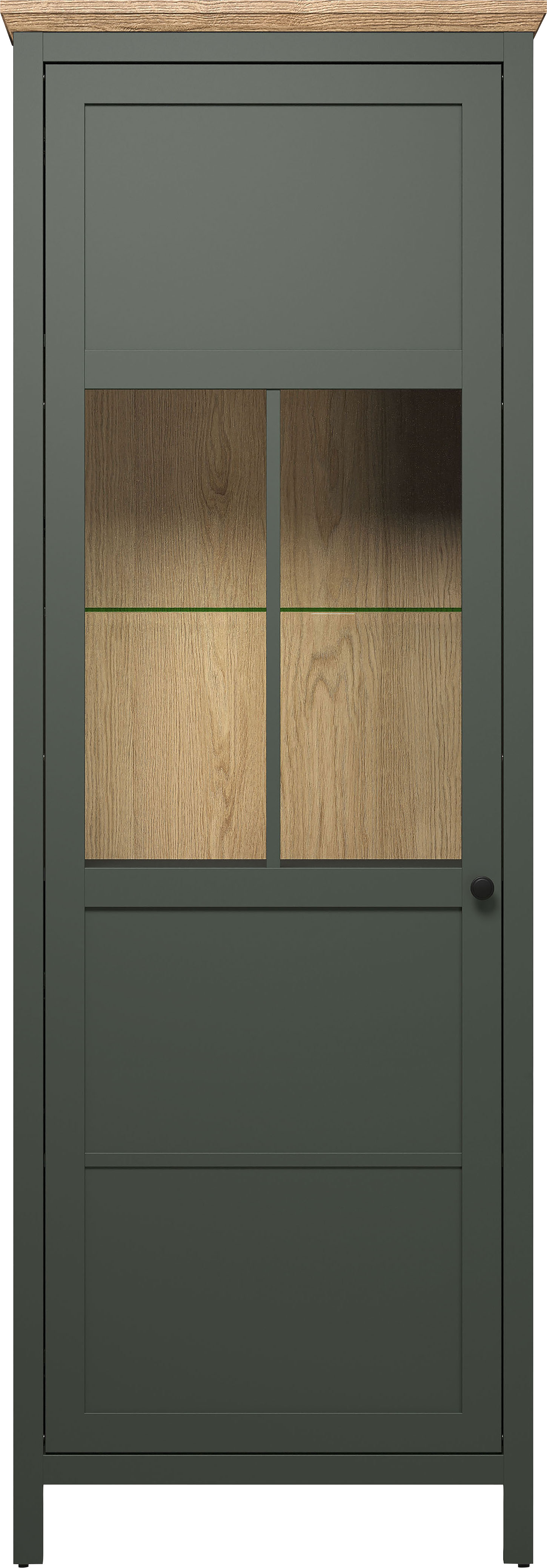 Thumbnail - Home affaire Vitrine "Vienna", (1 St.), Standvitrine mit Beleuchtung und 5 Fächern im Landhausstil