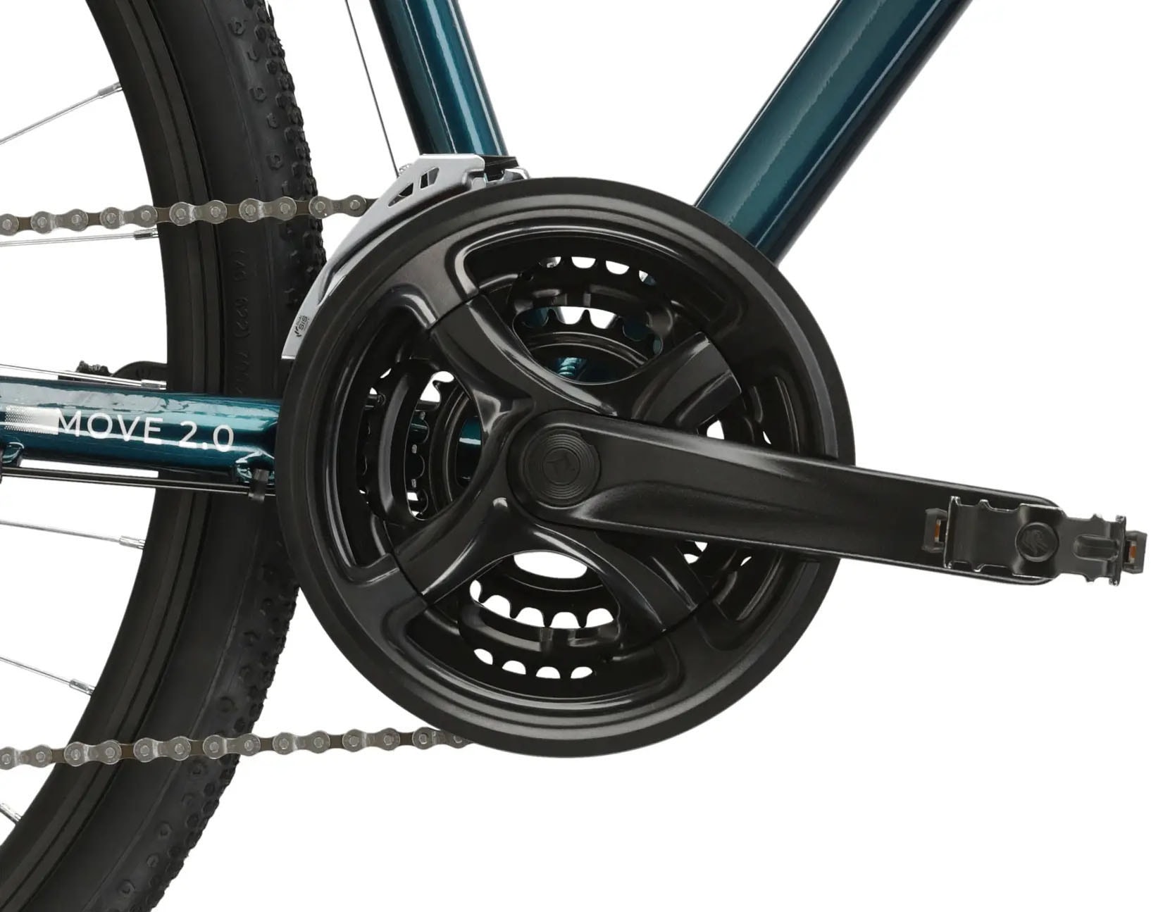 Kross Crossrad »Crossrad Herren 28" Move 2.0 türkis 24 Gänge« 24 Gang Shimano ACERA M3020 Schaltwerk Kettenschaltung