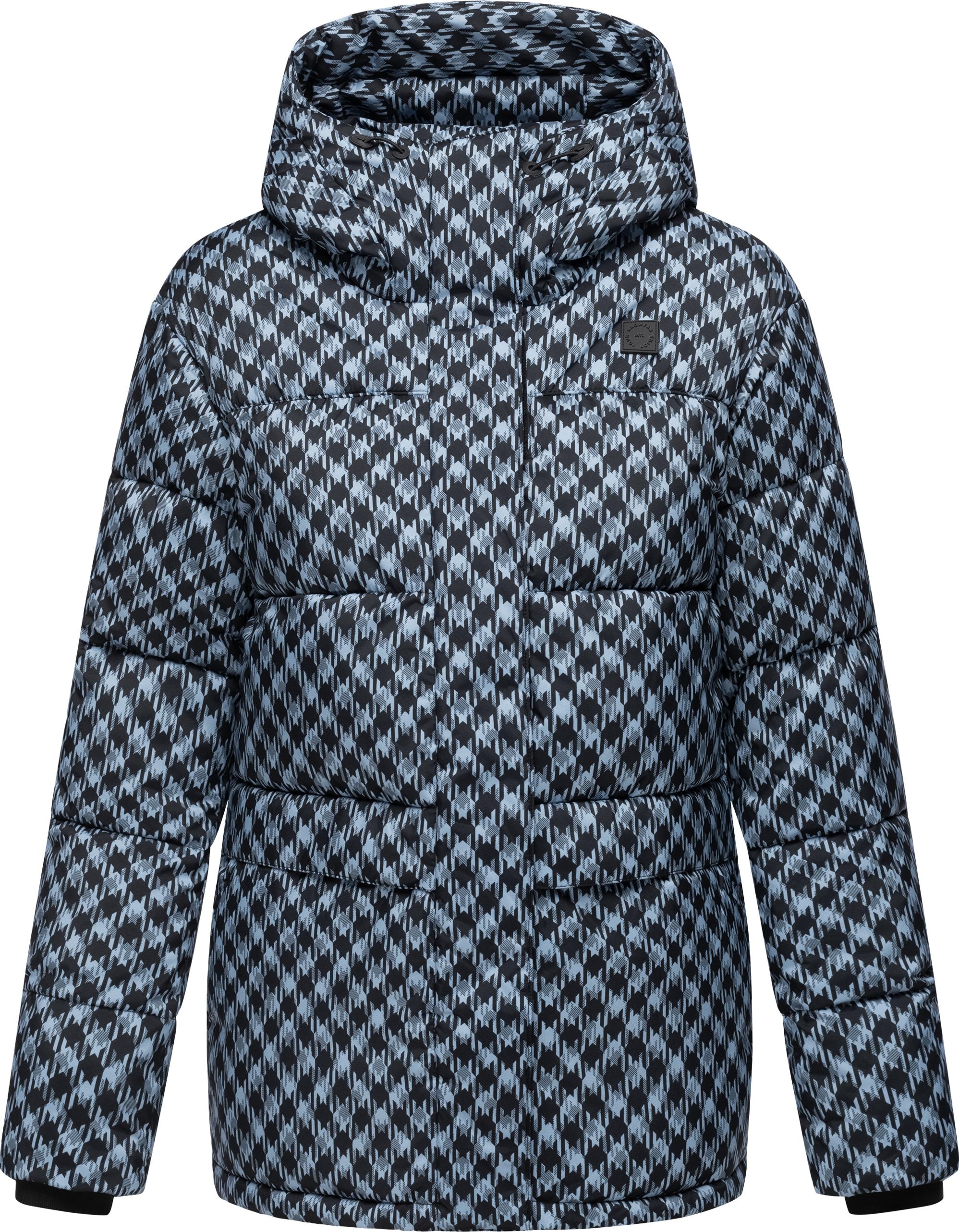 Steppjacke »Wikesh Print«, mit Kapuze, Damen Winterjacke mit angesagtem...