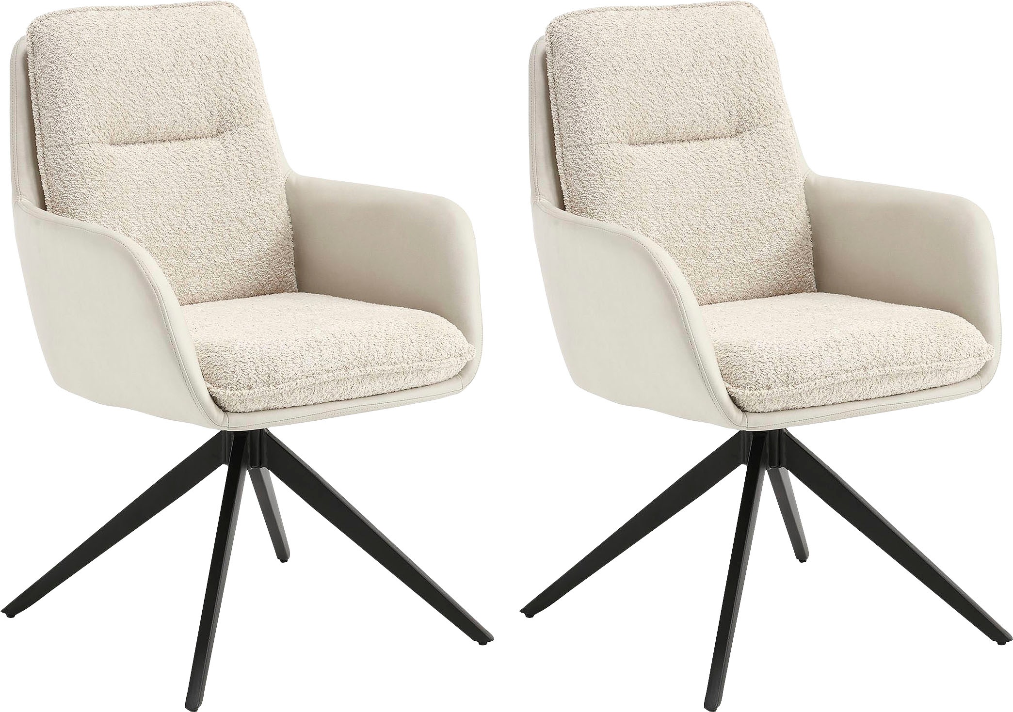 Home affaire Esszimmerstuhl "Barcelona" (Set) 2 Stk.verschiedene Gestelle i günstig online kaufen