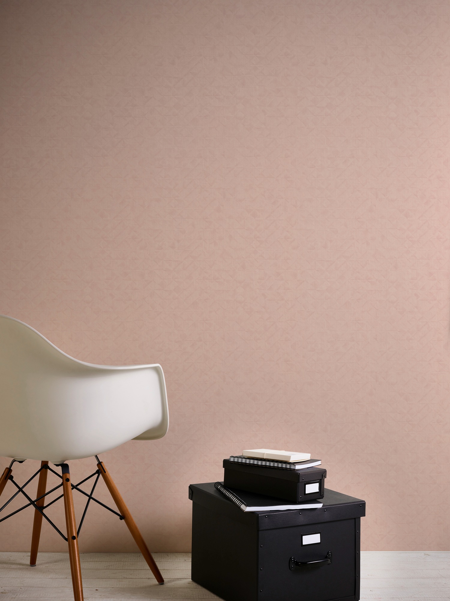 A.S. Création Vliestapete »Exotic Life Uni geometrisch grafisch« einfarbig | uni | unifarben leicht strukturiert Geometrische Tapete einfarbig Tapeten Wohnzimmer Schlafzimmer Küche