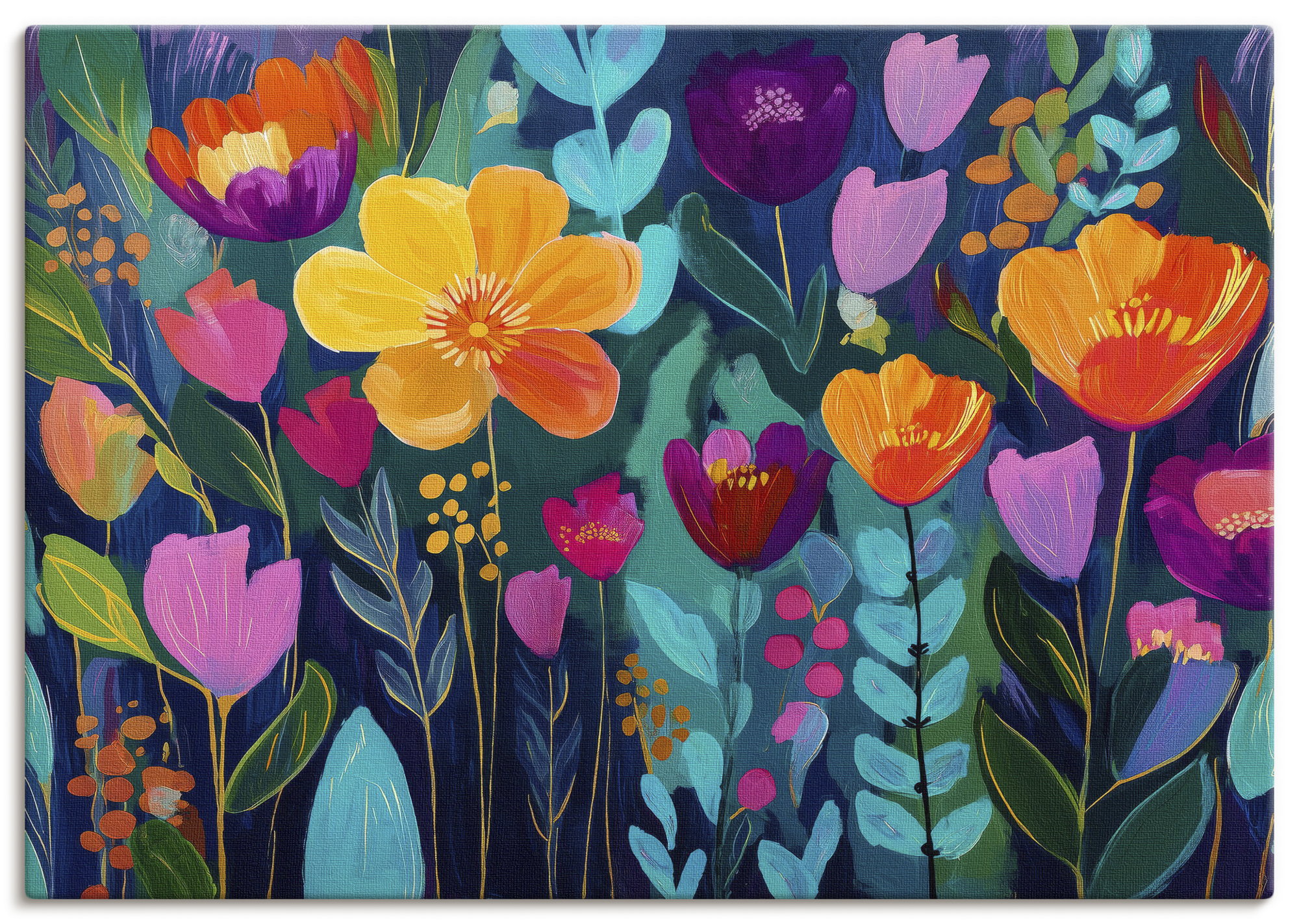OTTO home 1100000002199 "Bunte Blumen" Blumenwiese 1 Stk. tlg. in verschied. Größen