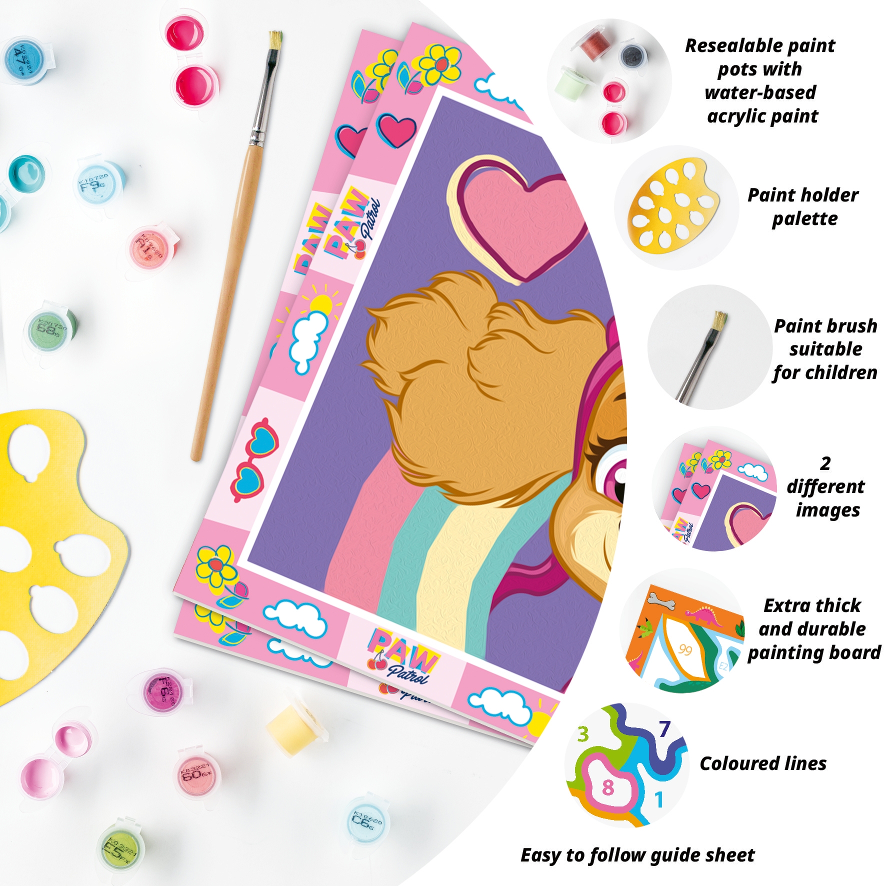 Ravensburger Malen nach Zahlen »CreArt, Paw Patrol mit Skye« Made in Europe