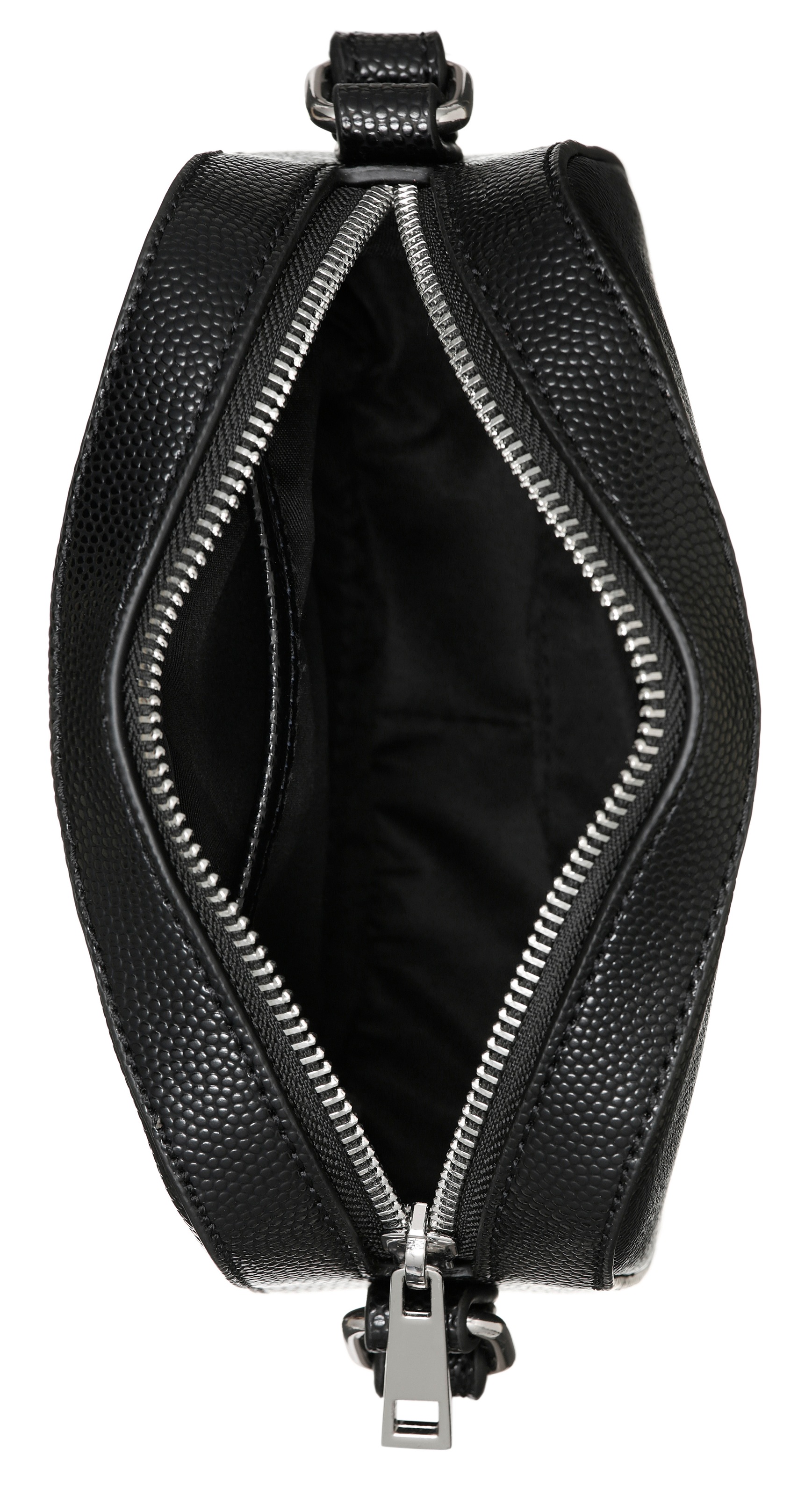 Umhängetasche VALENTINO BAGS "DIVINA", Damen, Gr. B/H/T: 17cm x 13cm x 6cm, schwarz, Polyurethan (PU), Taschen Umhängetasche, Handtasche Damen Tasche Damen Schultertasche 3