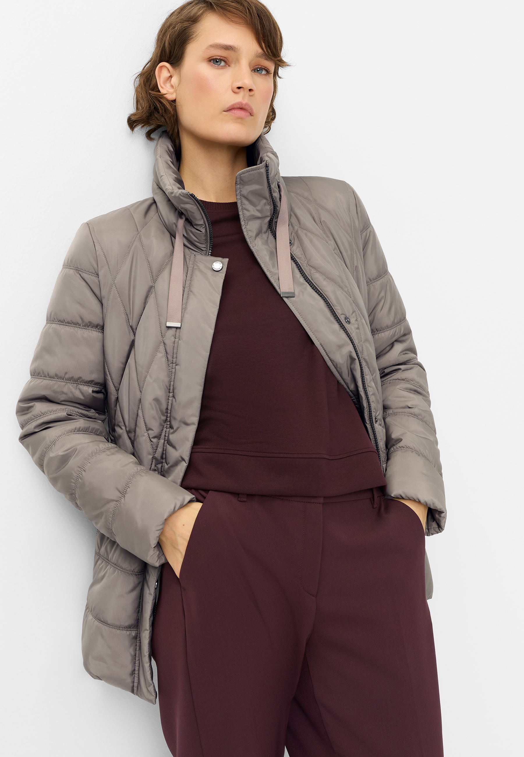 Fuchs Schmitt Steppjacke »Steppjacke« Stehkragen mit Kordelzug, Regular Fit