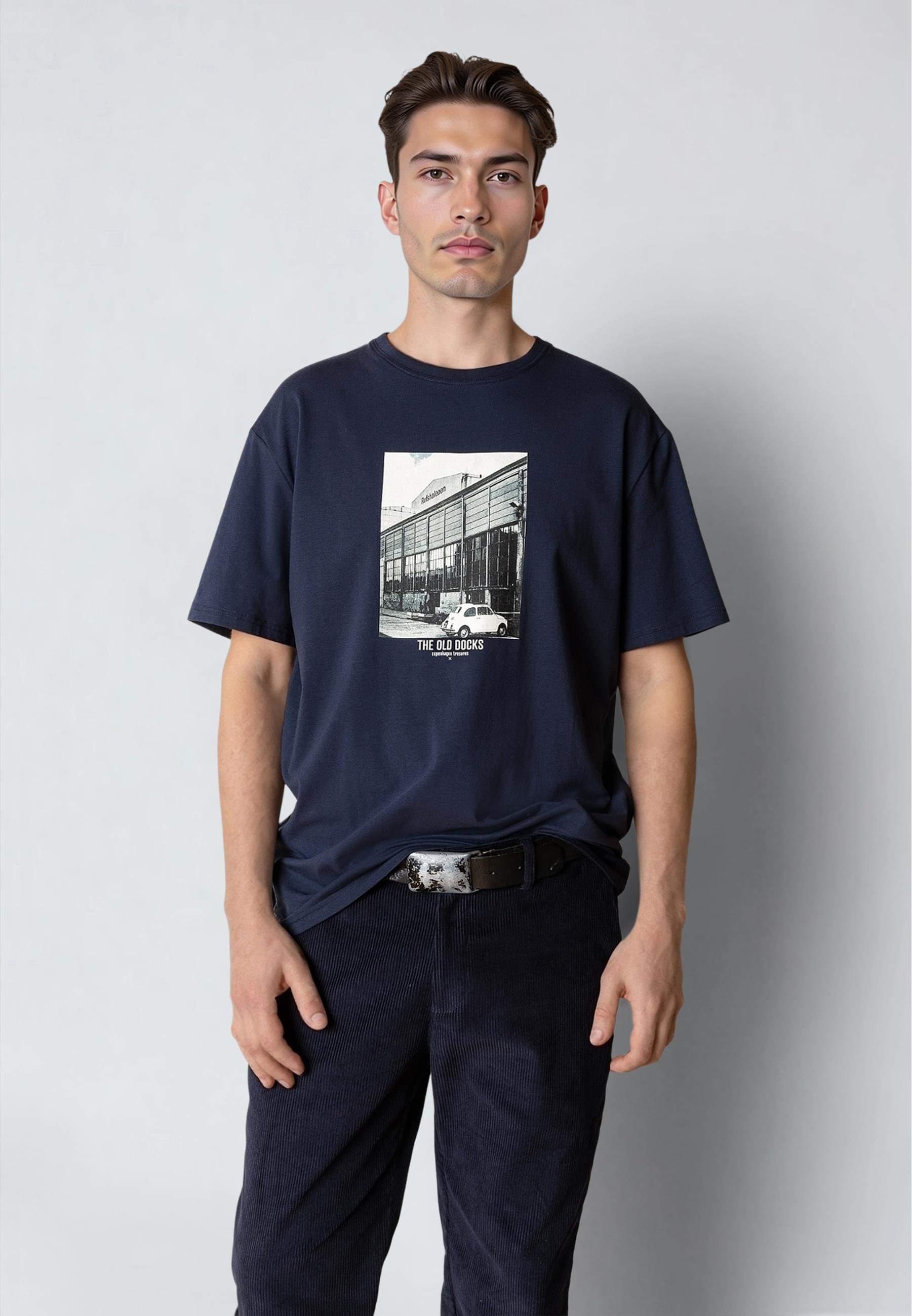Clean Cut Copenhagen T-Shirt »Clean Cut Copenhagen Old Docks Organic T-Shirt«, (1 tlg.)