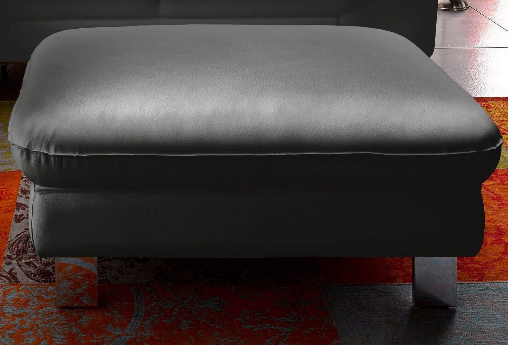 COTTA Polstergarnitur »Driver L-Form«, (Set), Set bestehend aus: Ecksofa mit Kopfteilverstellung & Hocker