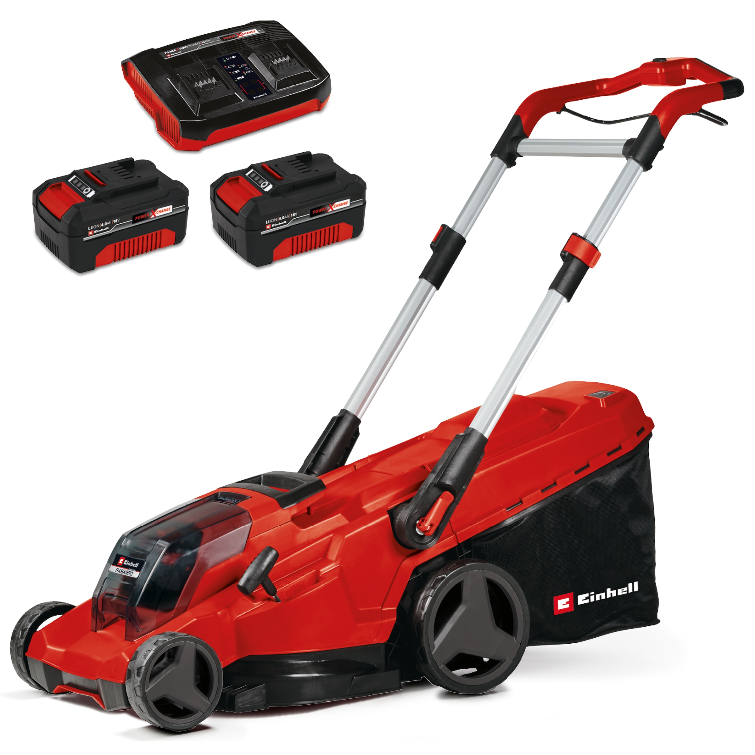 Einhell Akkurasenmäher "RASARRO 36/42 (2x4.0Ah)" 2 x 4.0Ah