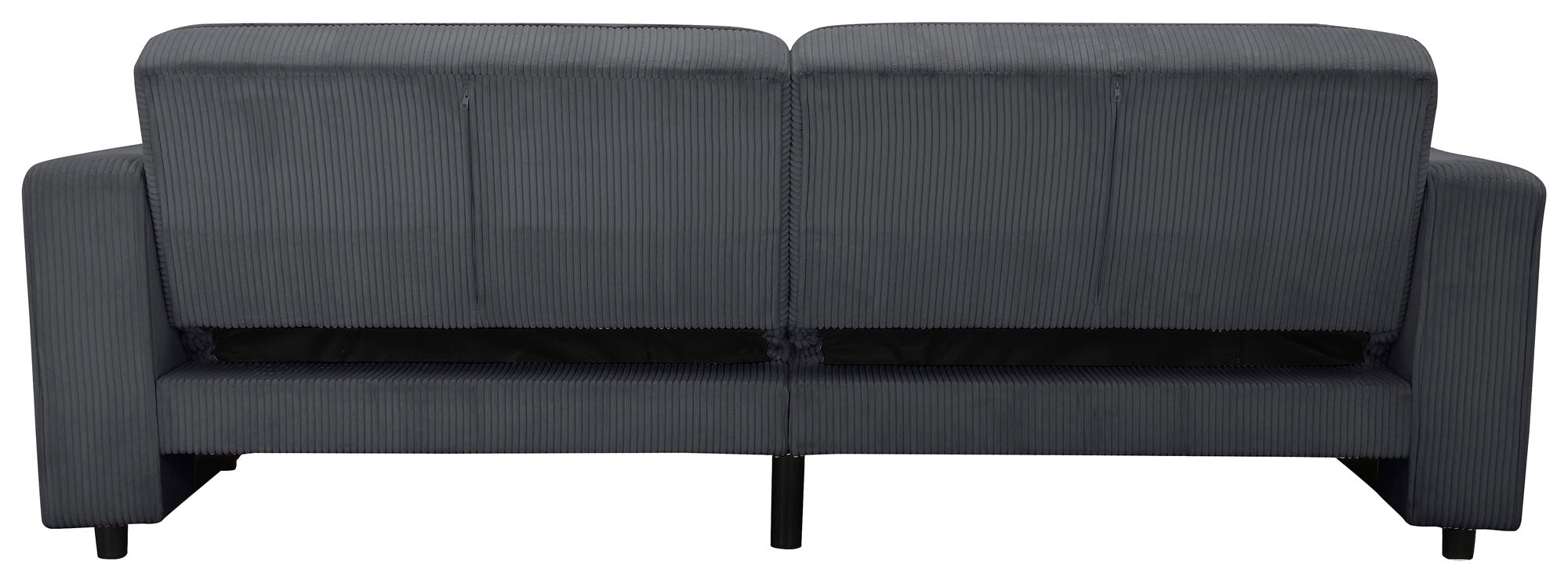 Dorel Home 3-Sitzer »Allie Schlafsofa 225 cm«, Bett-Funktion (108/190cm), trendiger Cord o. pflegeleichter Velours