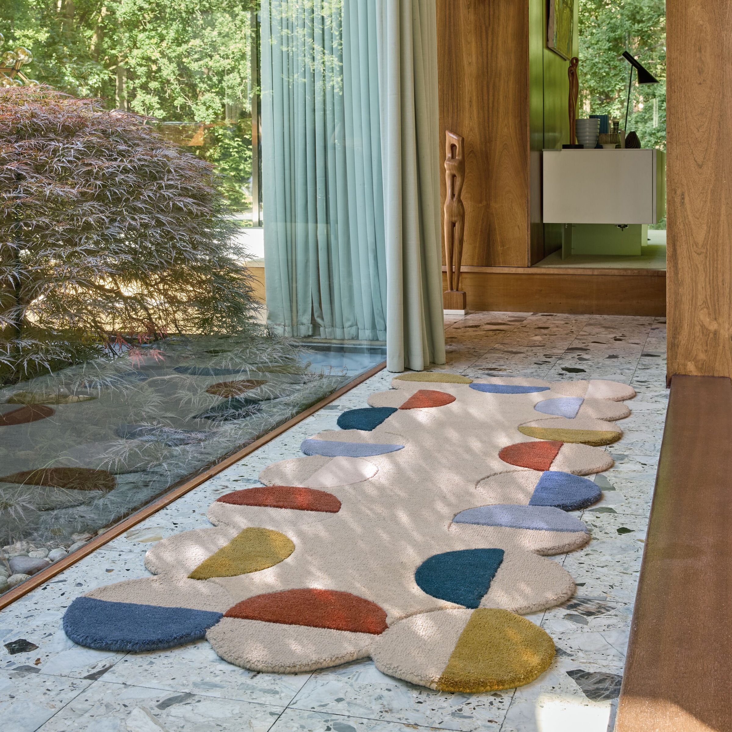 FLAIR RUGS Wollteppich "Mia Scallop" rechteckig 12 mm Höhe in Jakobsmuschel günstig online kaufen
