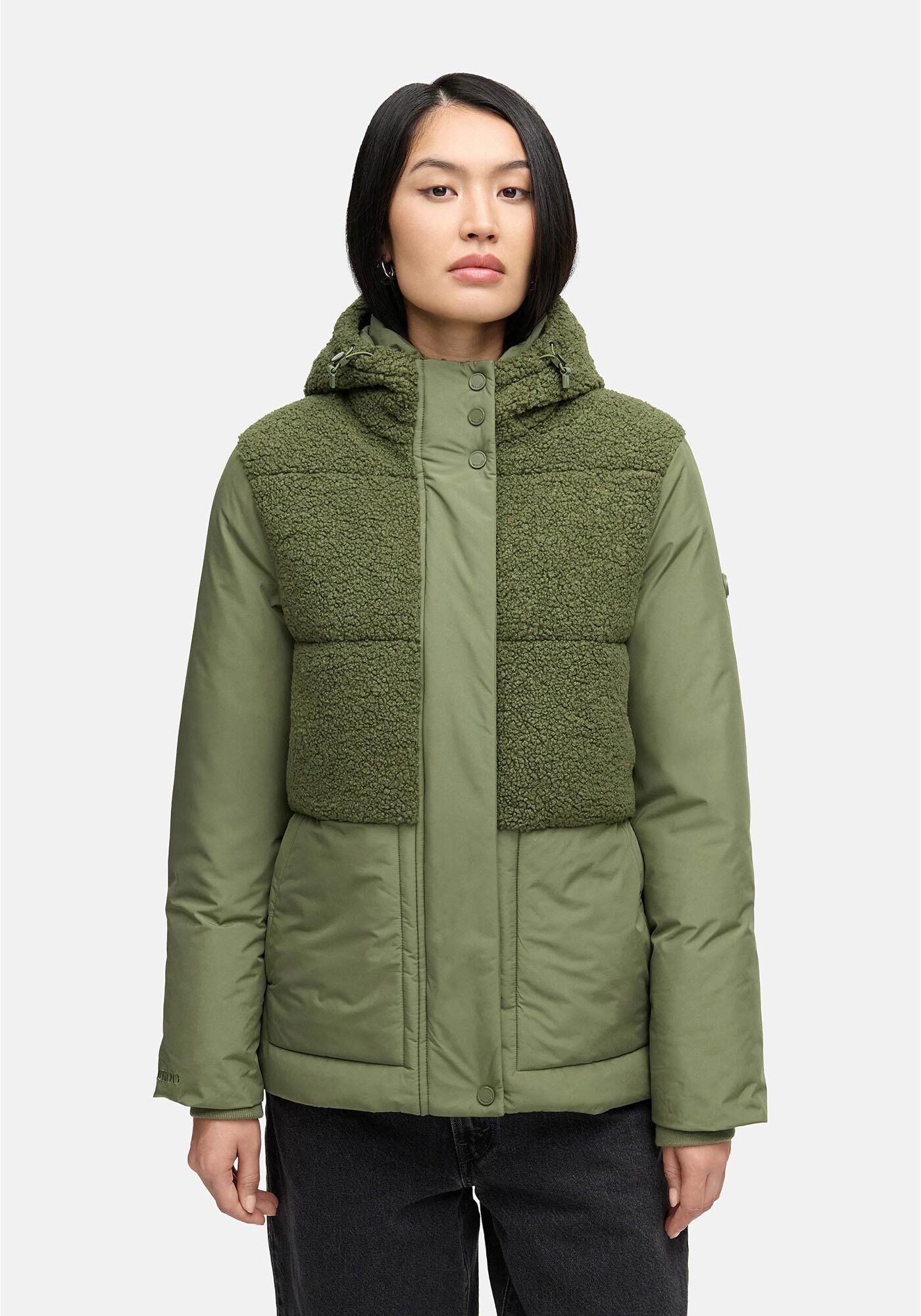 Marikoo "Sheeta" Kombination aus Teddyfleece und glattem Material